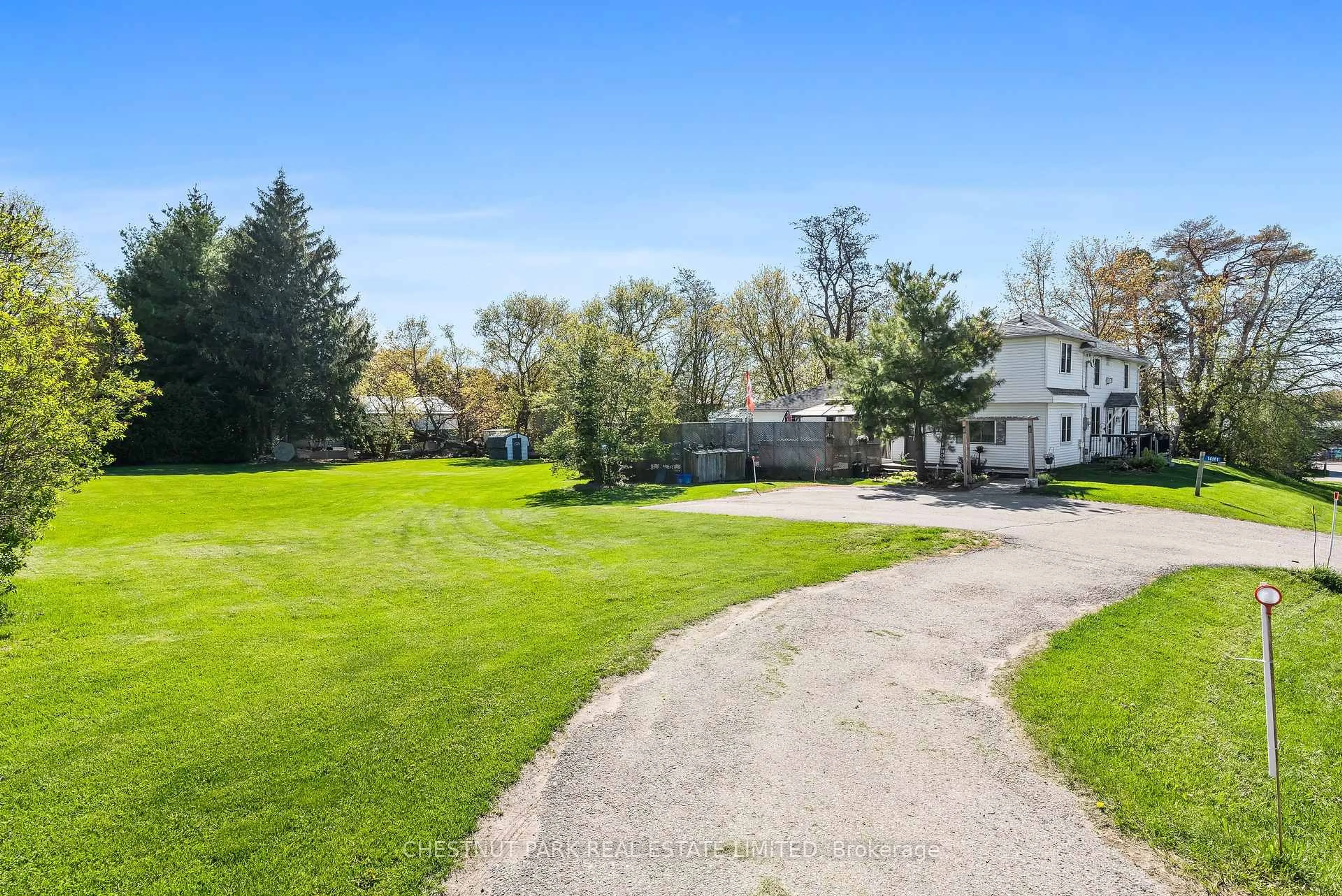 A pic from outside/outdoor area/front of a property/back of a property/a pic from drone, unknown for 14101 Marsh Hill Rd, Scugog Ontario L9L 1Z3
