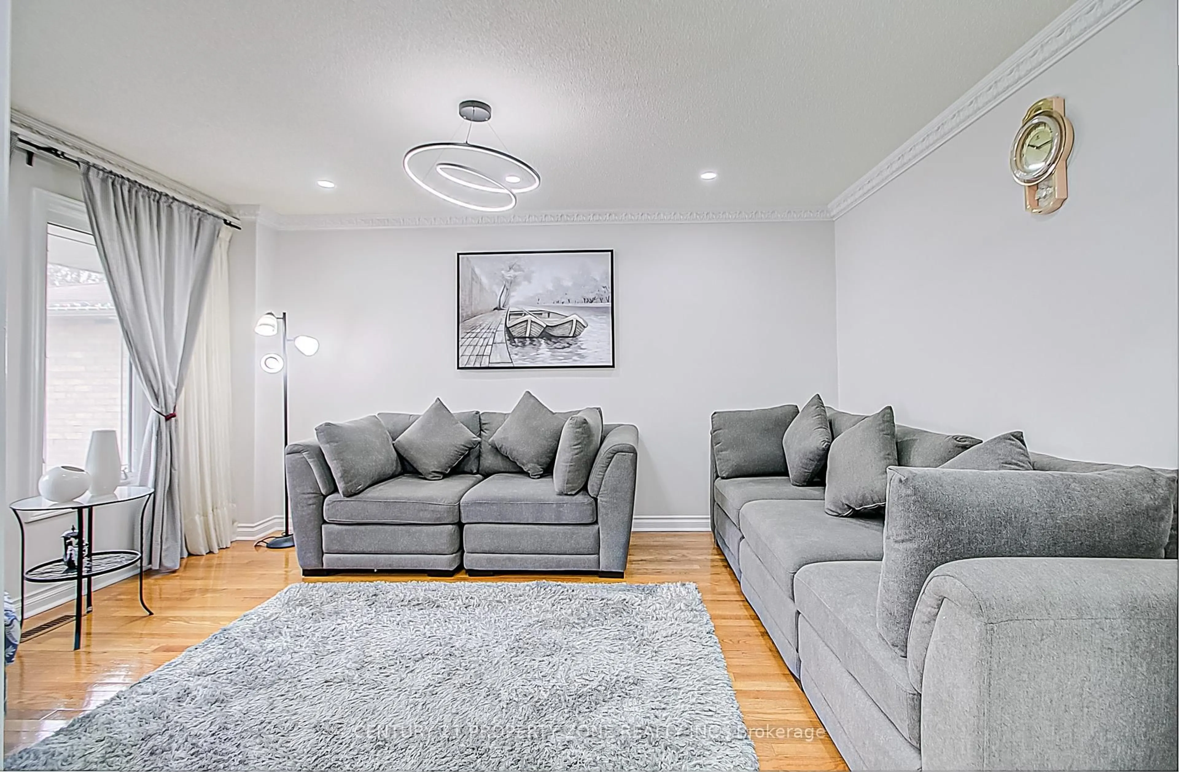 Living room with furniture, carpet floor for 12 Bingley Rd, Toronto Ontario M1X 1L1