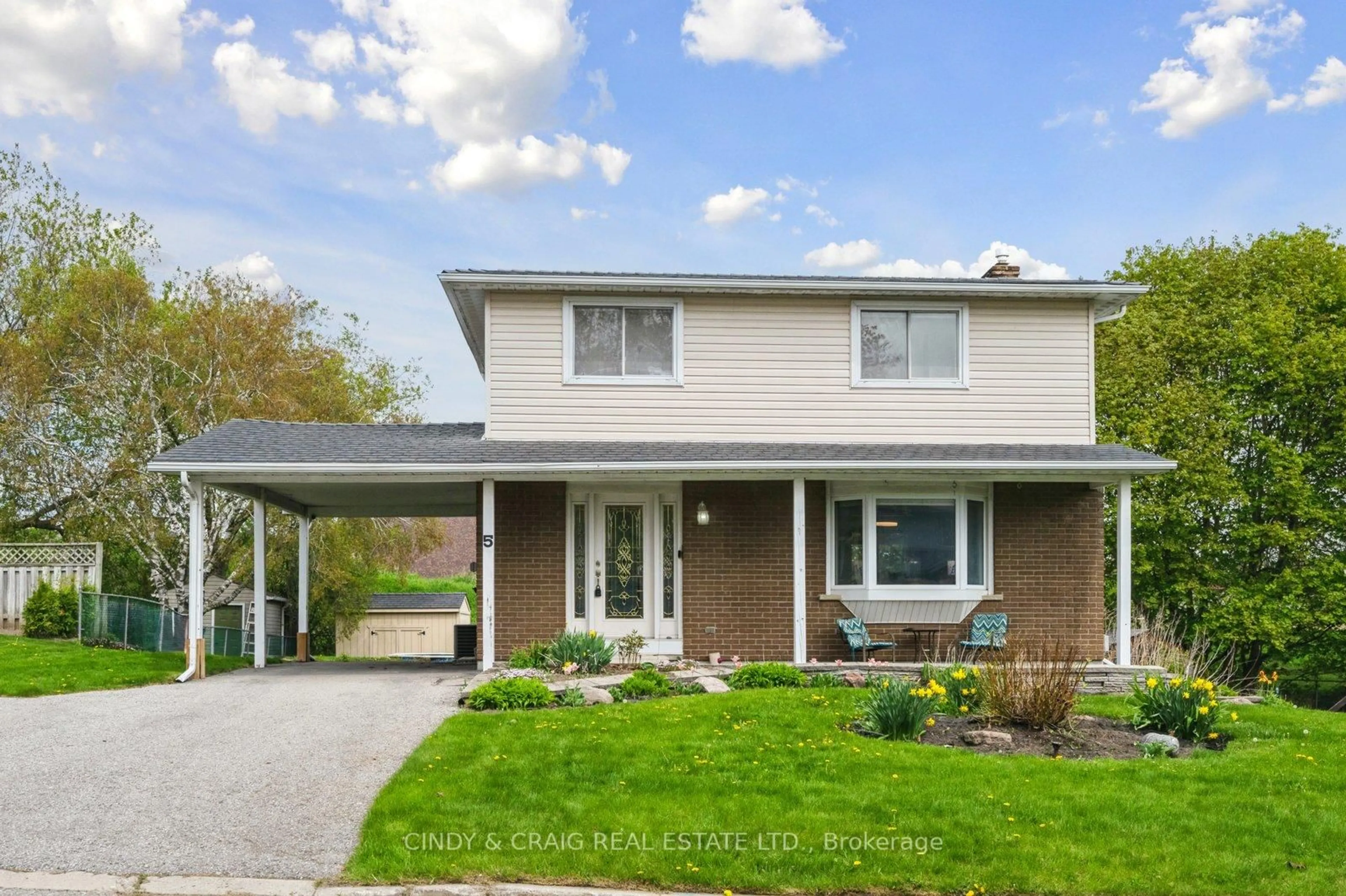 Home with brick exterior material, street for 5 Peters Pike N/A, Clarington Ontario L0B 1M0