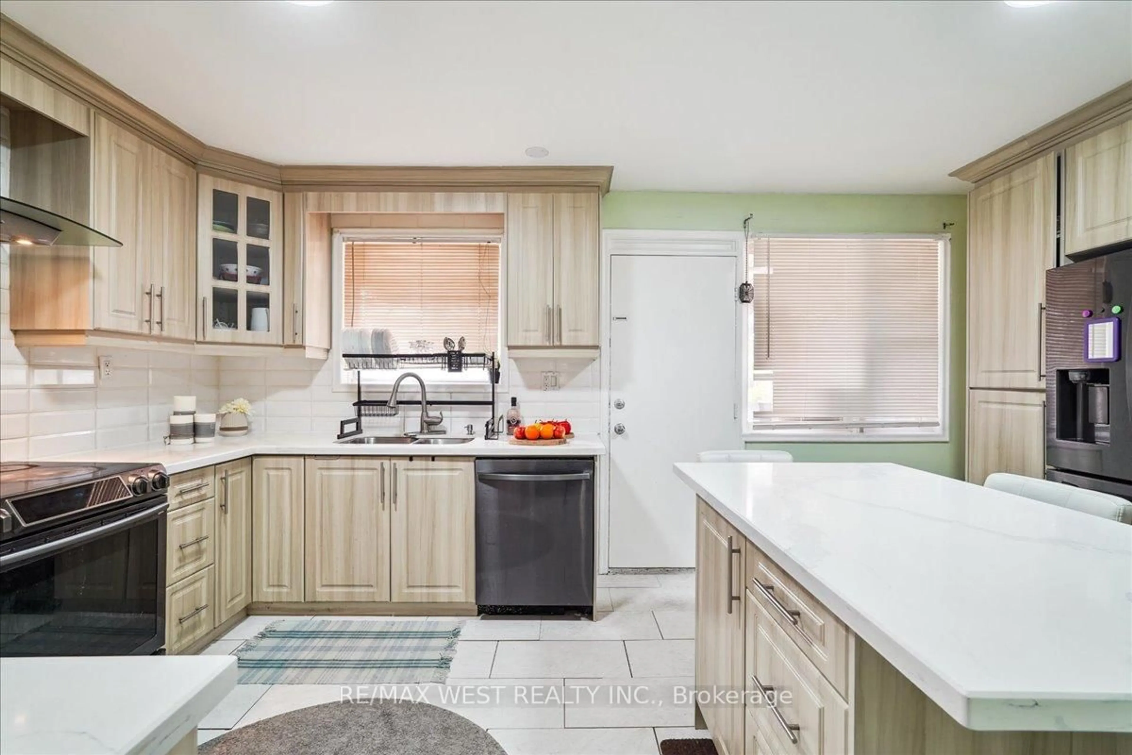 Contemporary kitchen, ceramic/tile floor for 6 Dubarry Ave, Toronto Ontario M1E 3G8