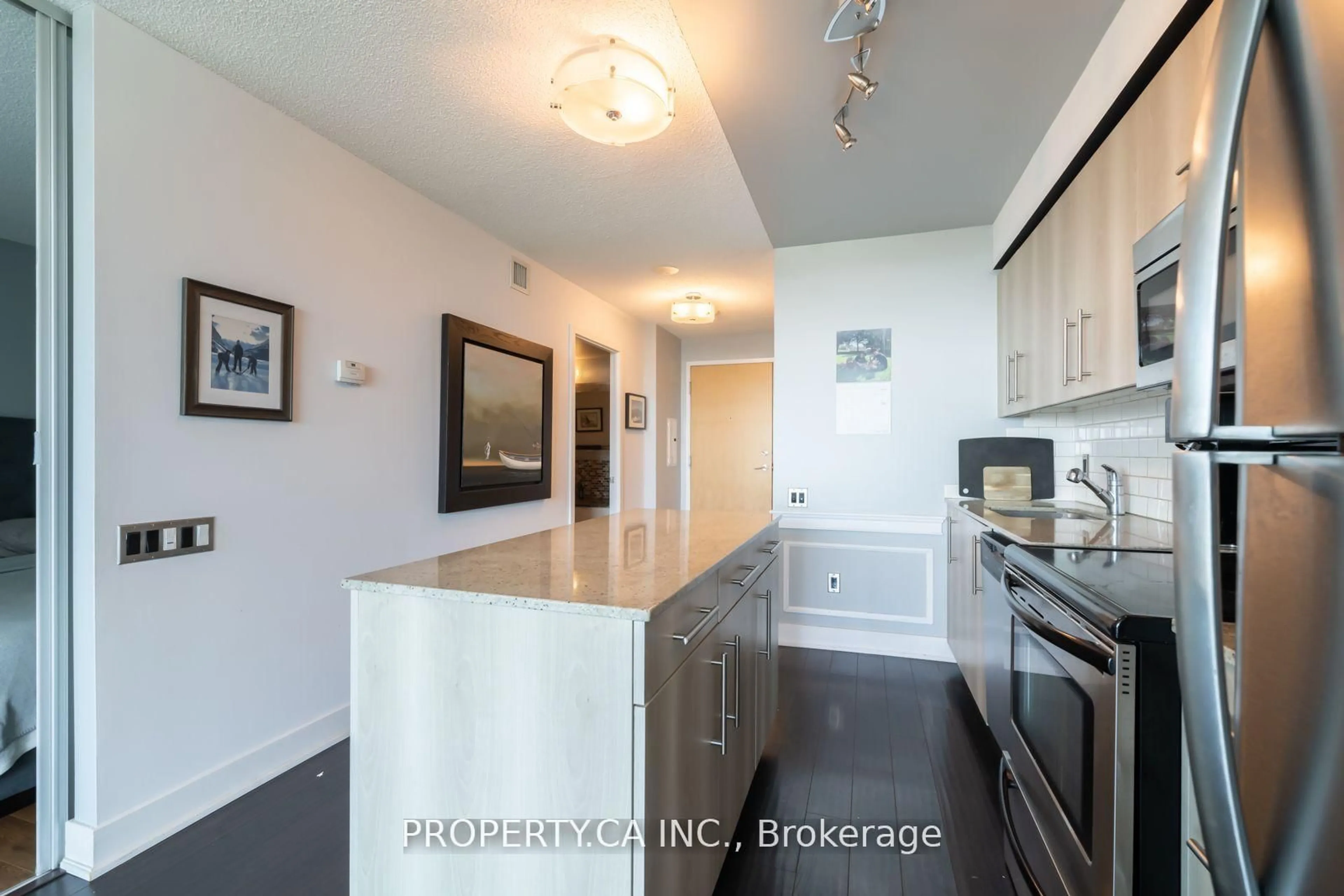 Open concept kitchen, unknown for 1048 Broadview Ave #1705, Toronto Ontario M4K 2B8