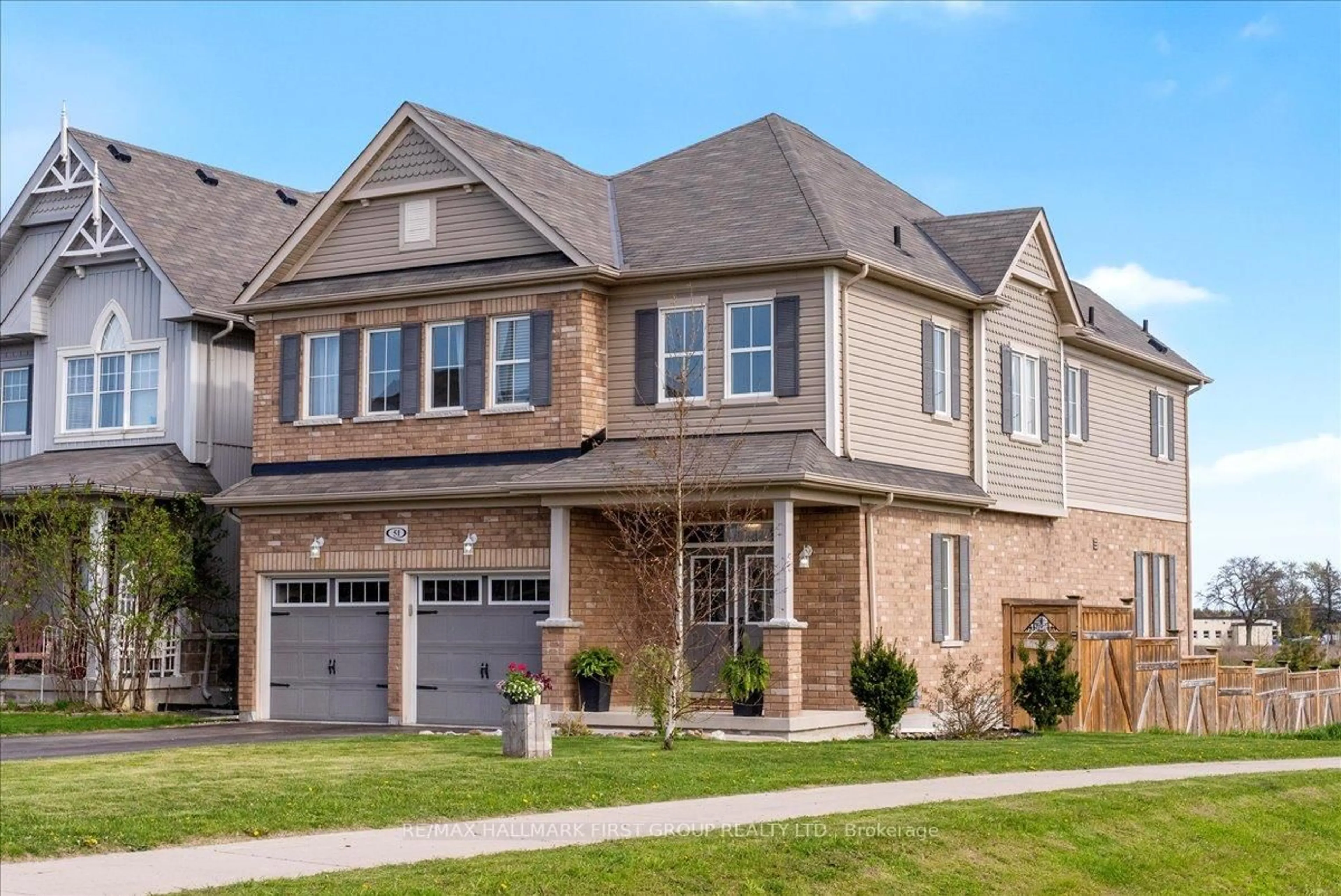 Home with brick exterior material, street for 51 Richard Davies Cres, Clarington Ontario L1C 0N9