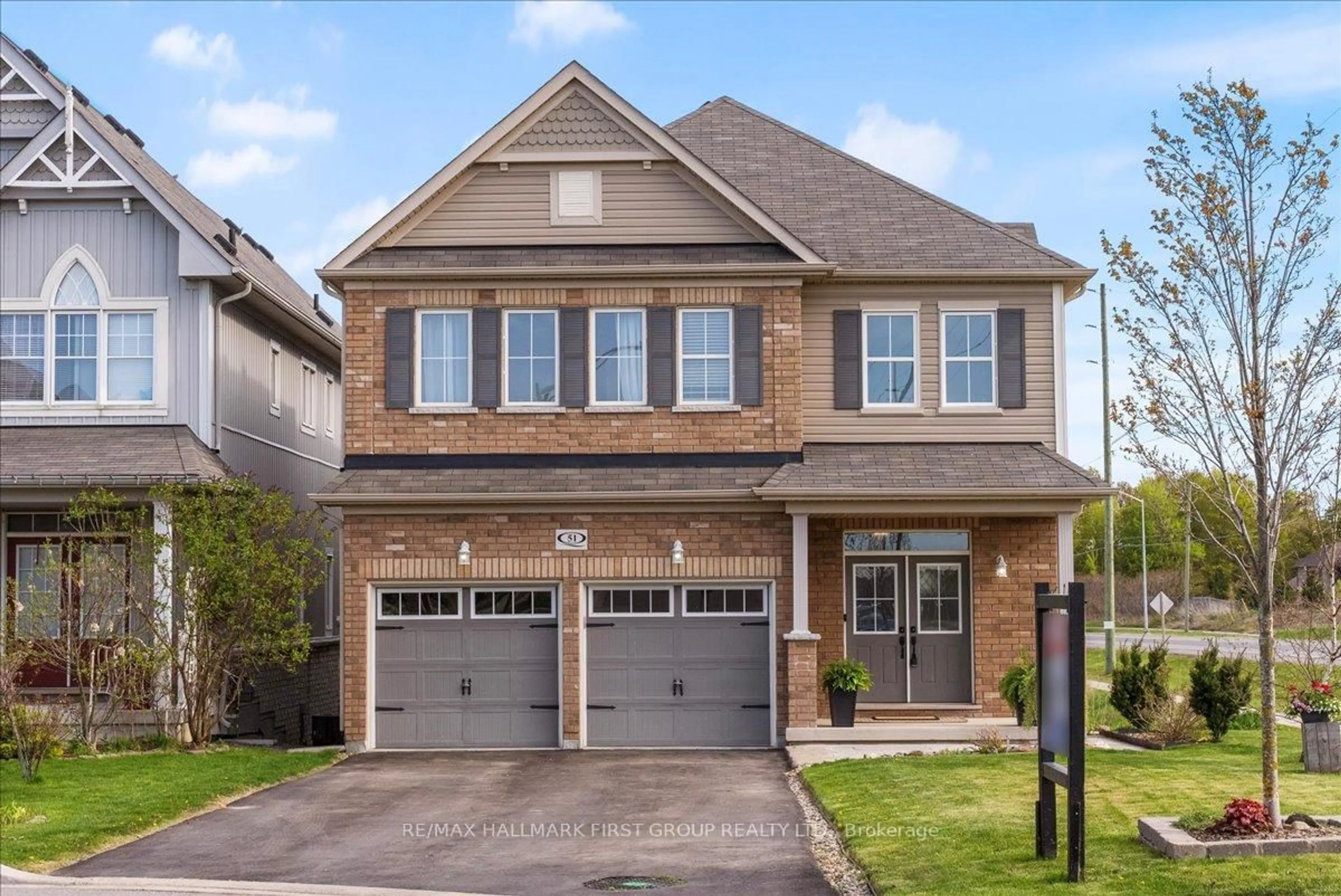Home with brick exterior material, street for 51 Richard Davies Cres, Clarington Ontario L1C 0N9