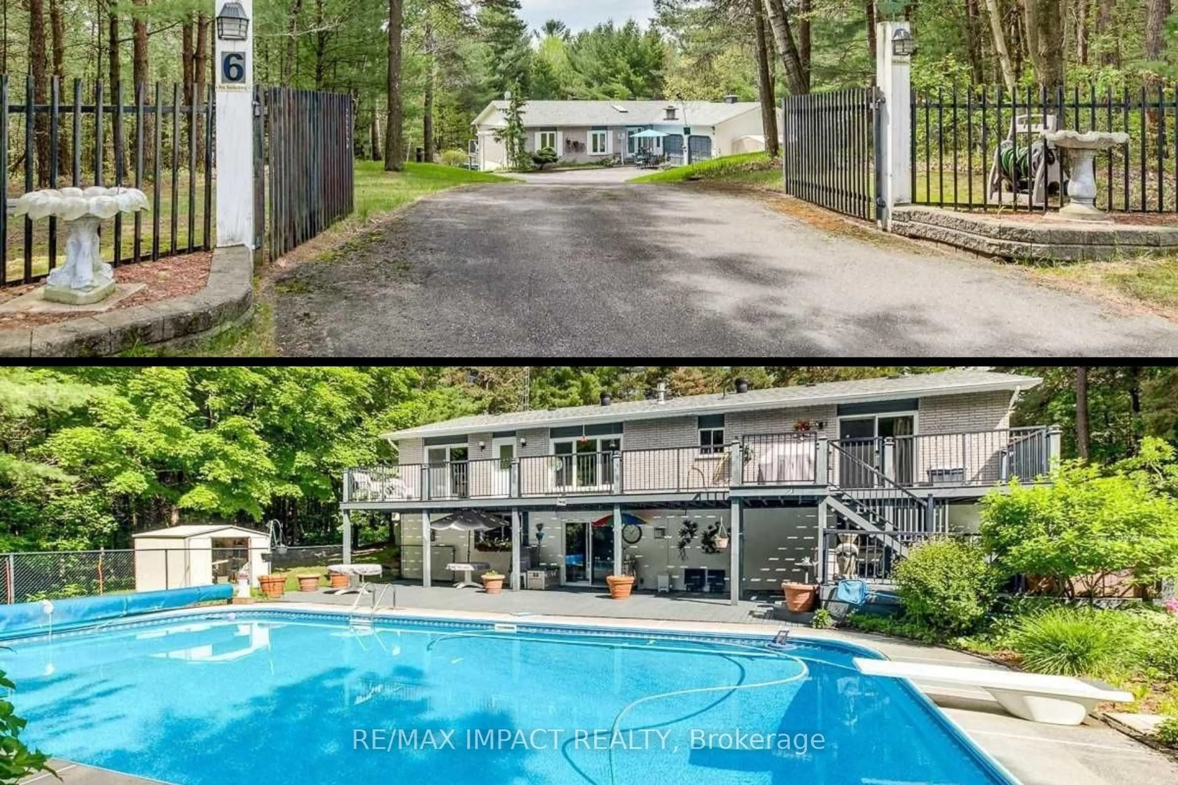 A pic from outside/outdoor area/front of a property/back of a property/a pic from drone, water/lake/river/ocean view for 6 Hawke Crt, Clarington Ontario L0B 1B0