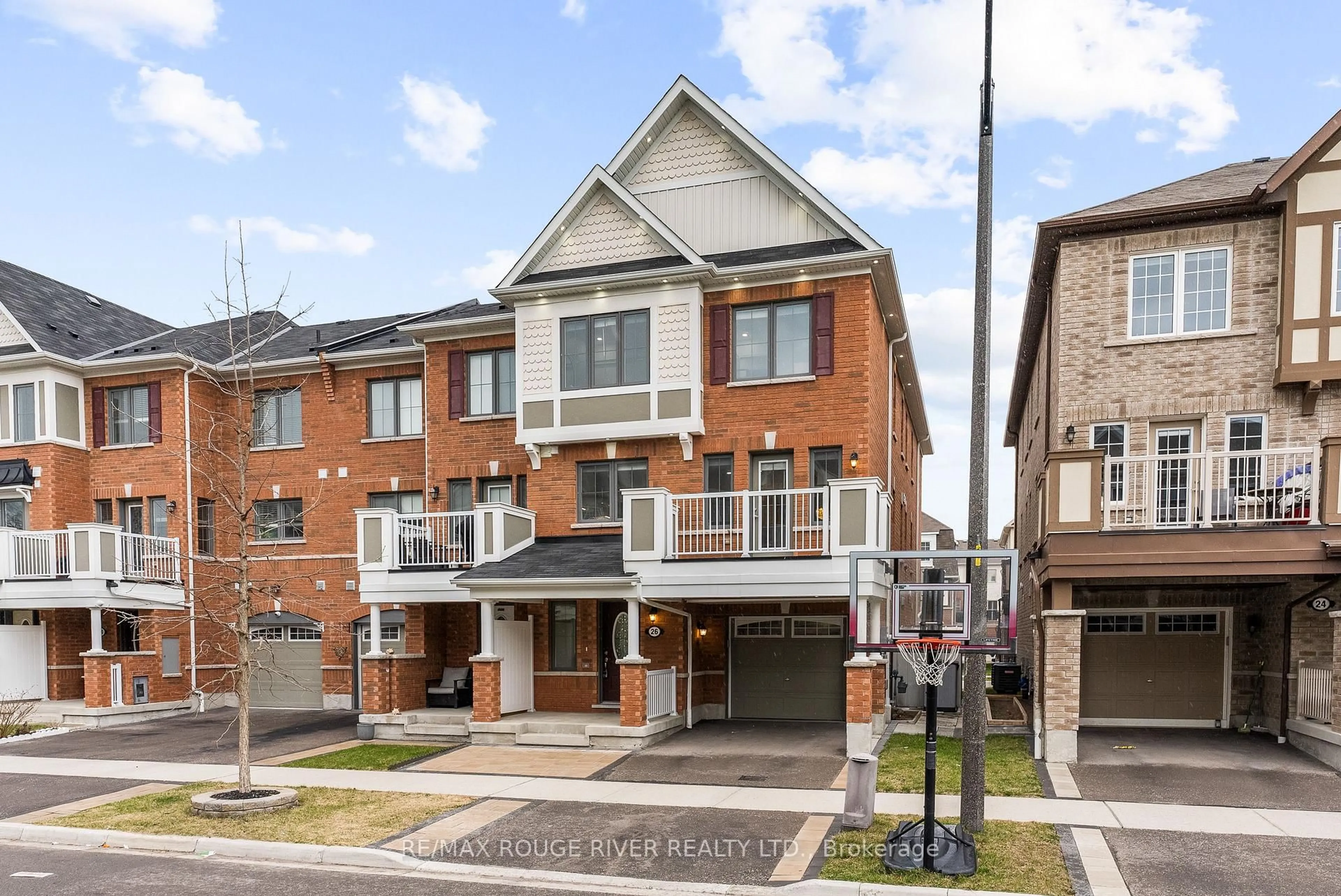 Home with brick exterior material, street for 26 Goldeye St, Whitby Ontario L1P 0E6