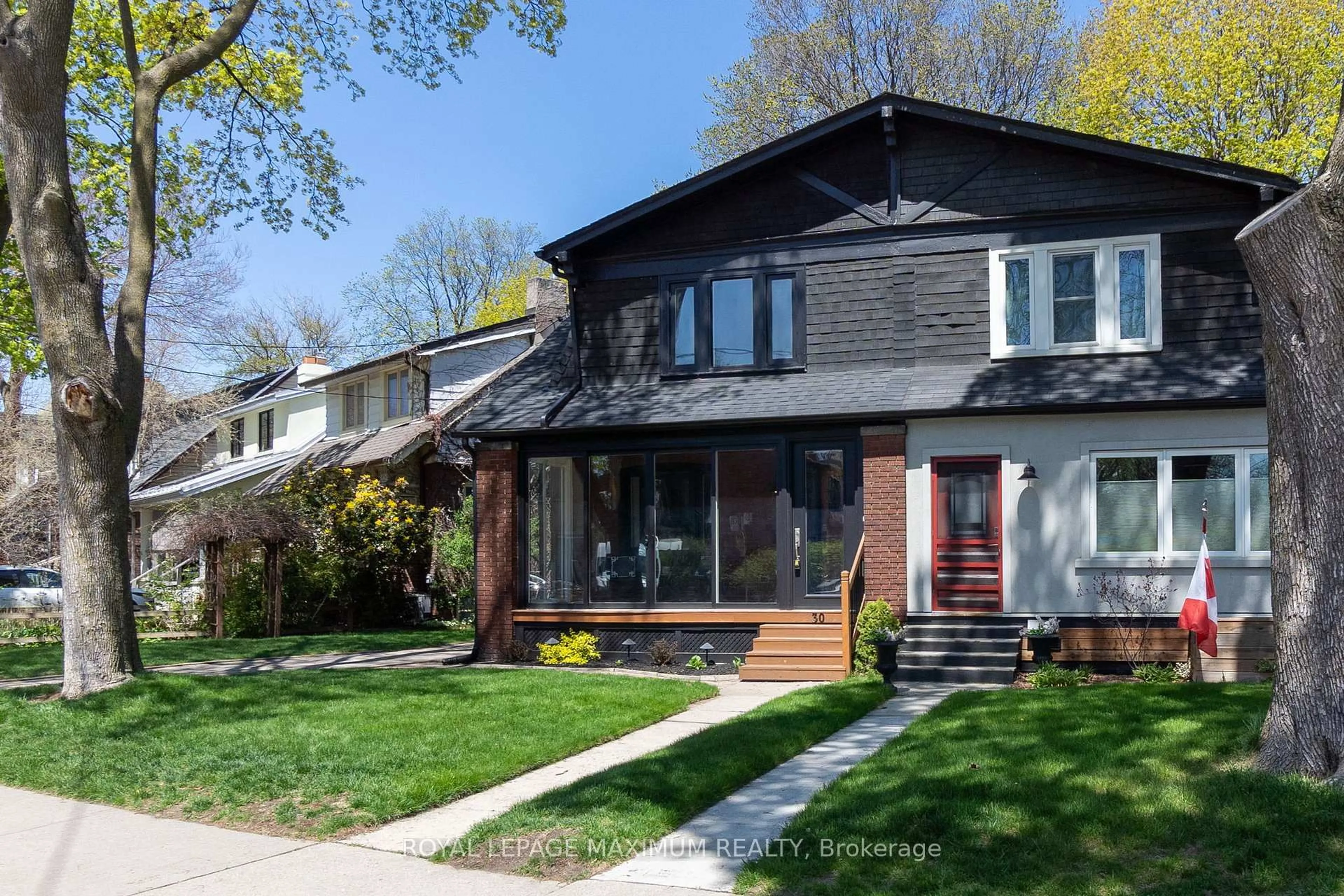 Home with brick exterior material, street for 30 Dixon Ave, Toronto Ontario M4L 1N3