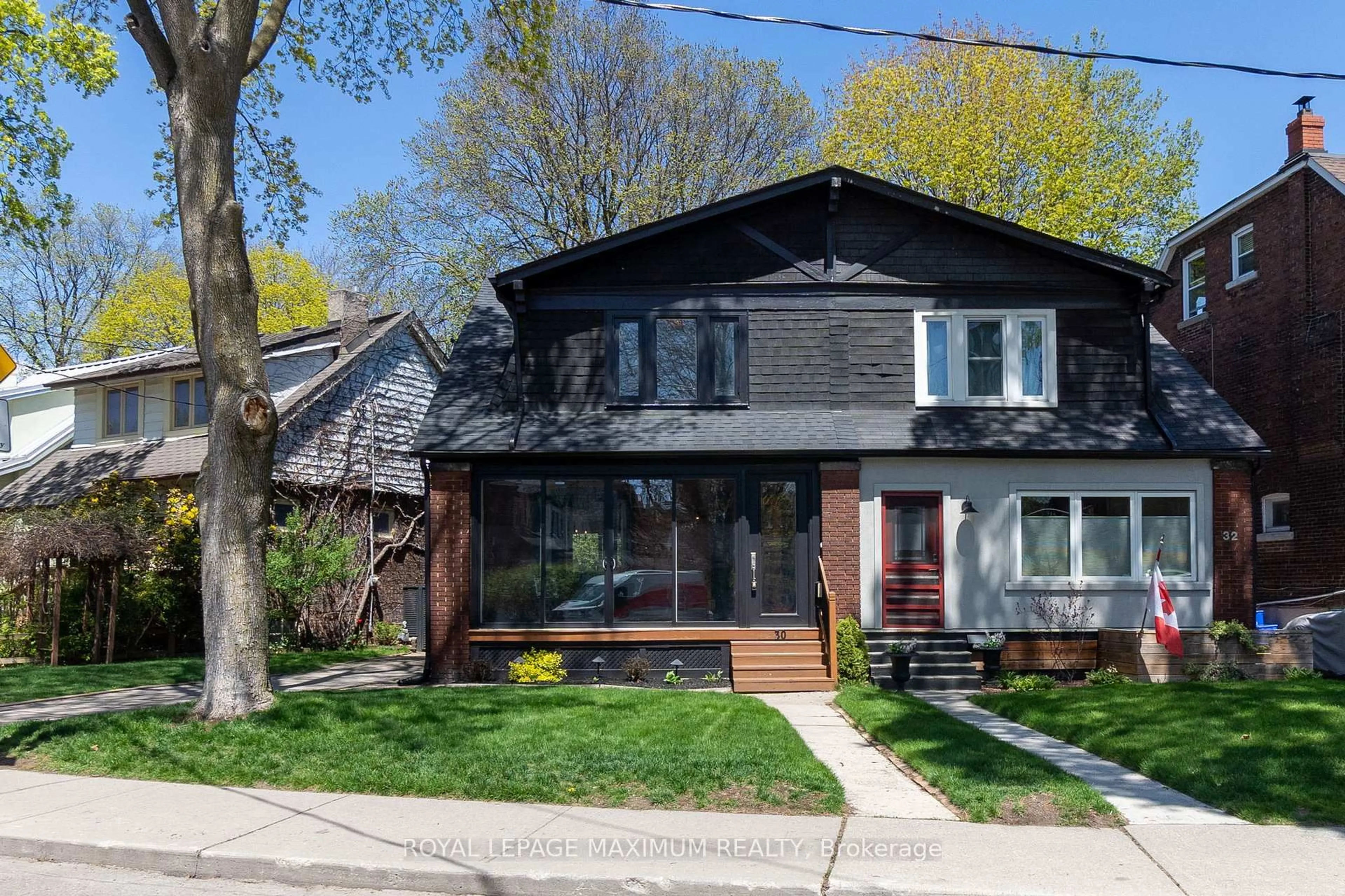Home with brick exterior material, street for 30 Dixon Ave, Toronto Ontario M4L 1N3