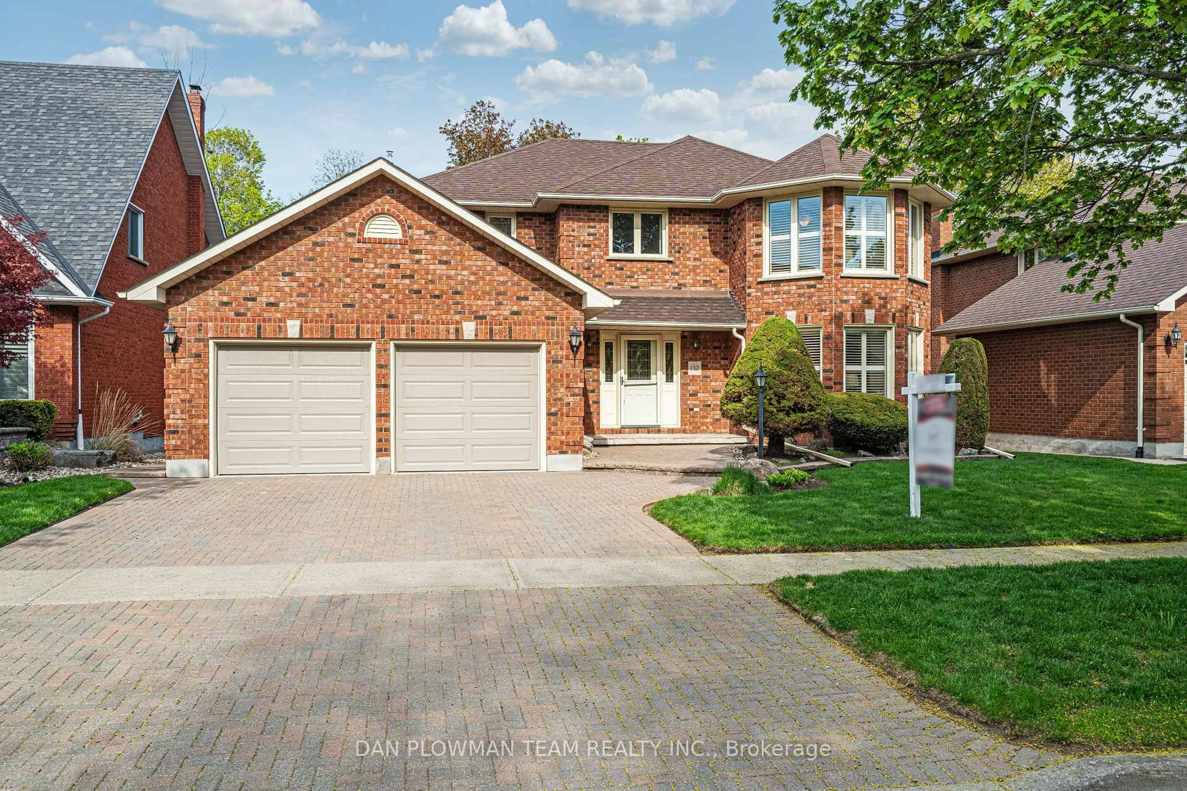 Home with brick exterior material, street for 132 Samac Tr, Oshawa Ontario L1G 7V9