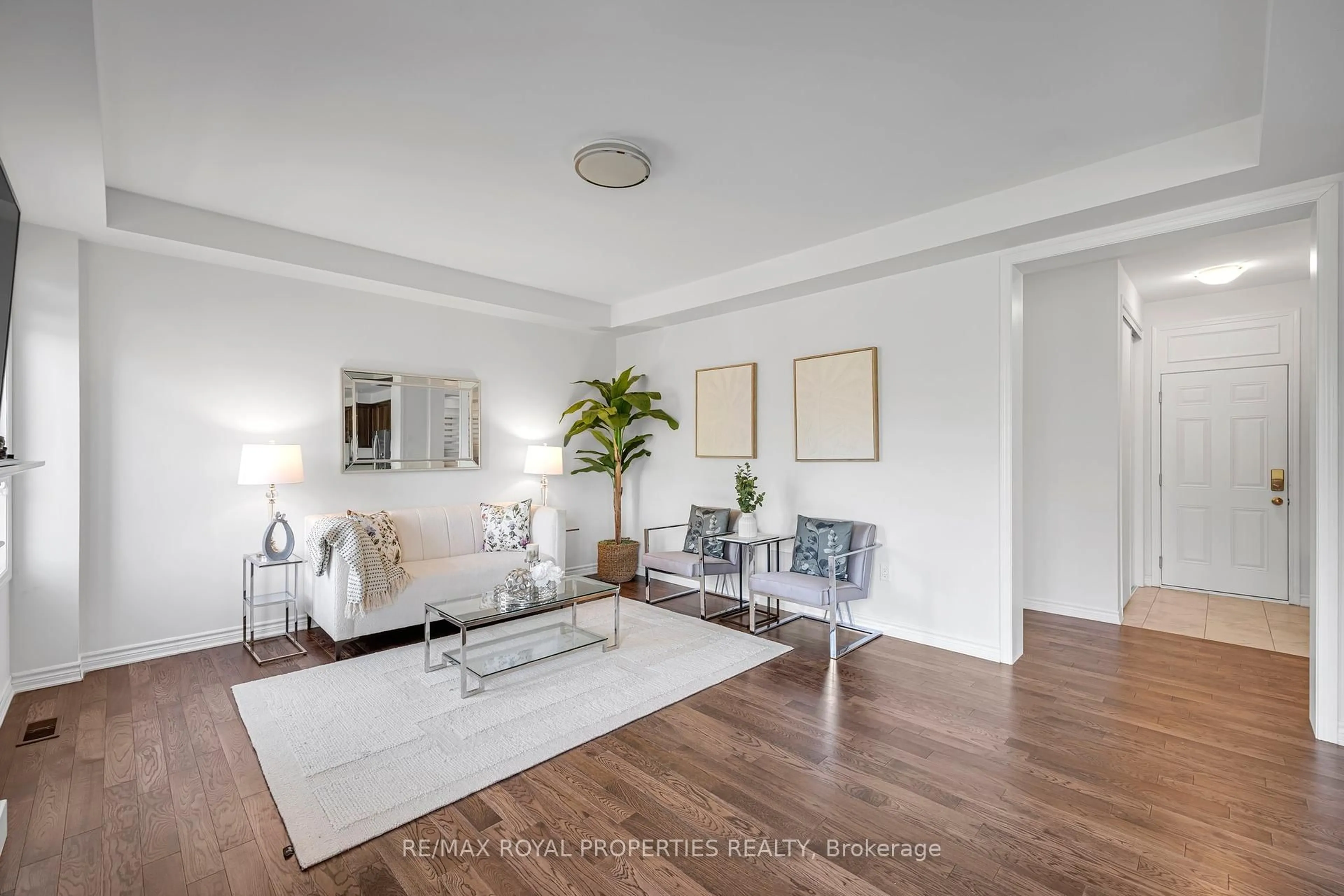 Living room with furniture, unknown for 3038 Hollyberry Tr, Pickering Ontario L1X 0N5