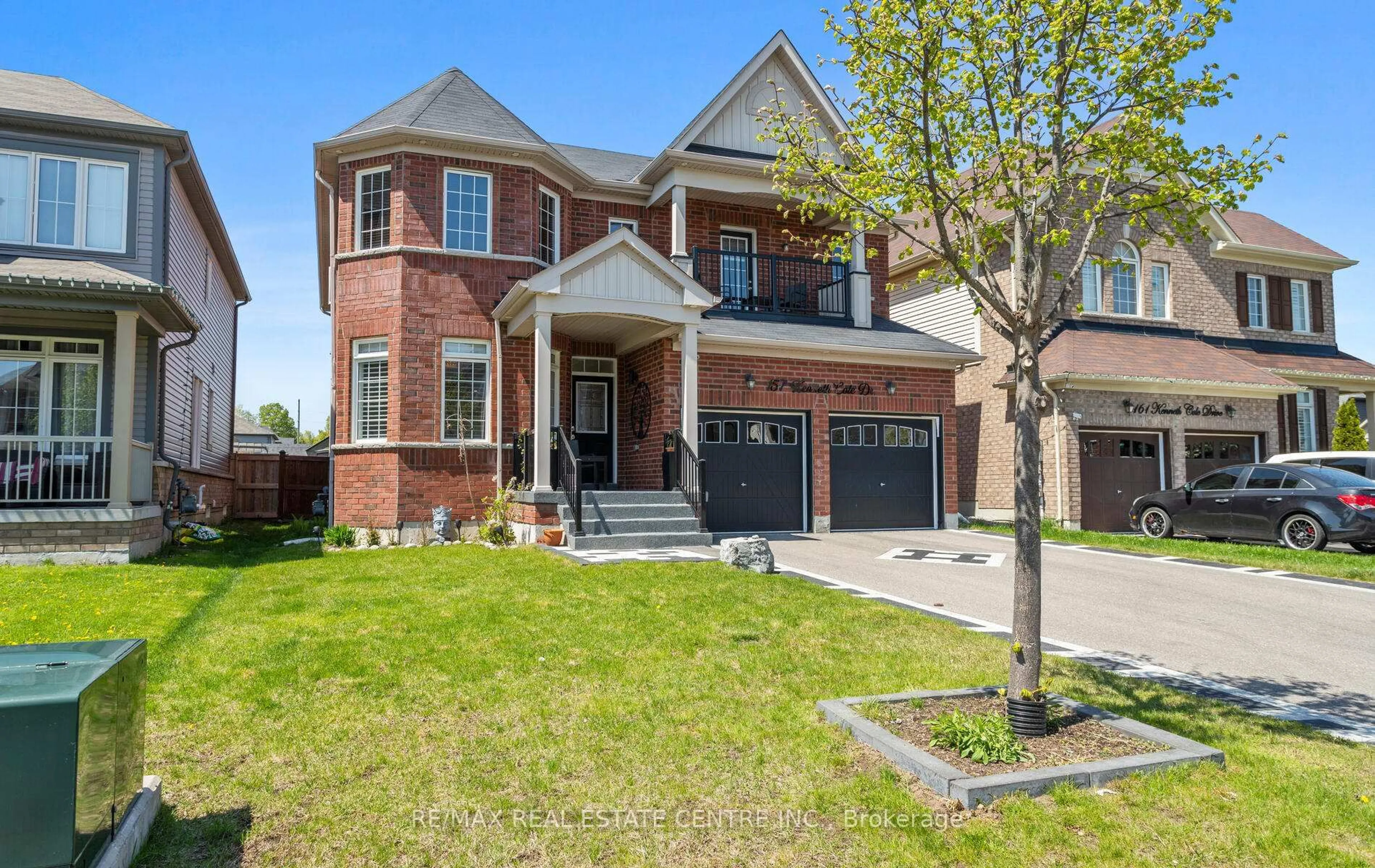 Home with brick exterior material, street for 157 Kenneth Cole Dr, Clarington Ontario L1C 0S8