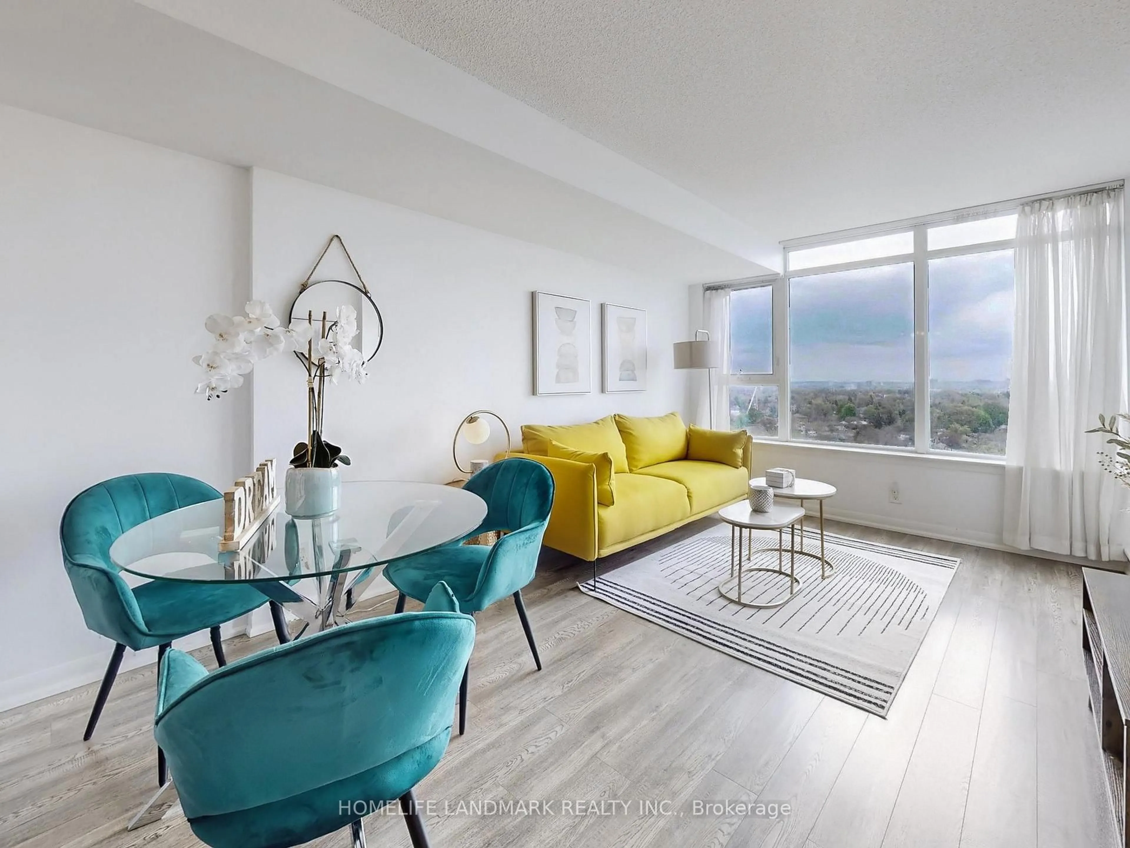 Living room with furniture, unknown for 190 Borough Dr #1507, Toronto Ontario M1P 0B6