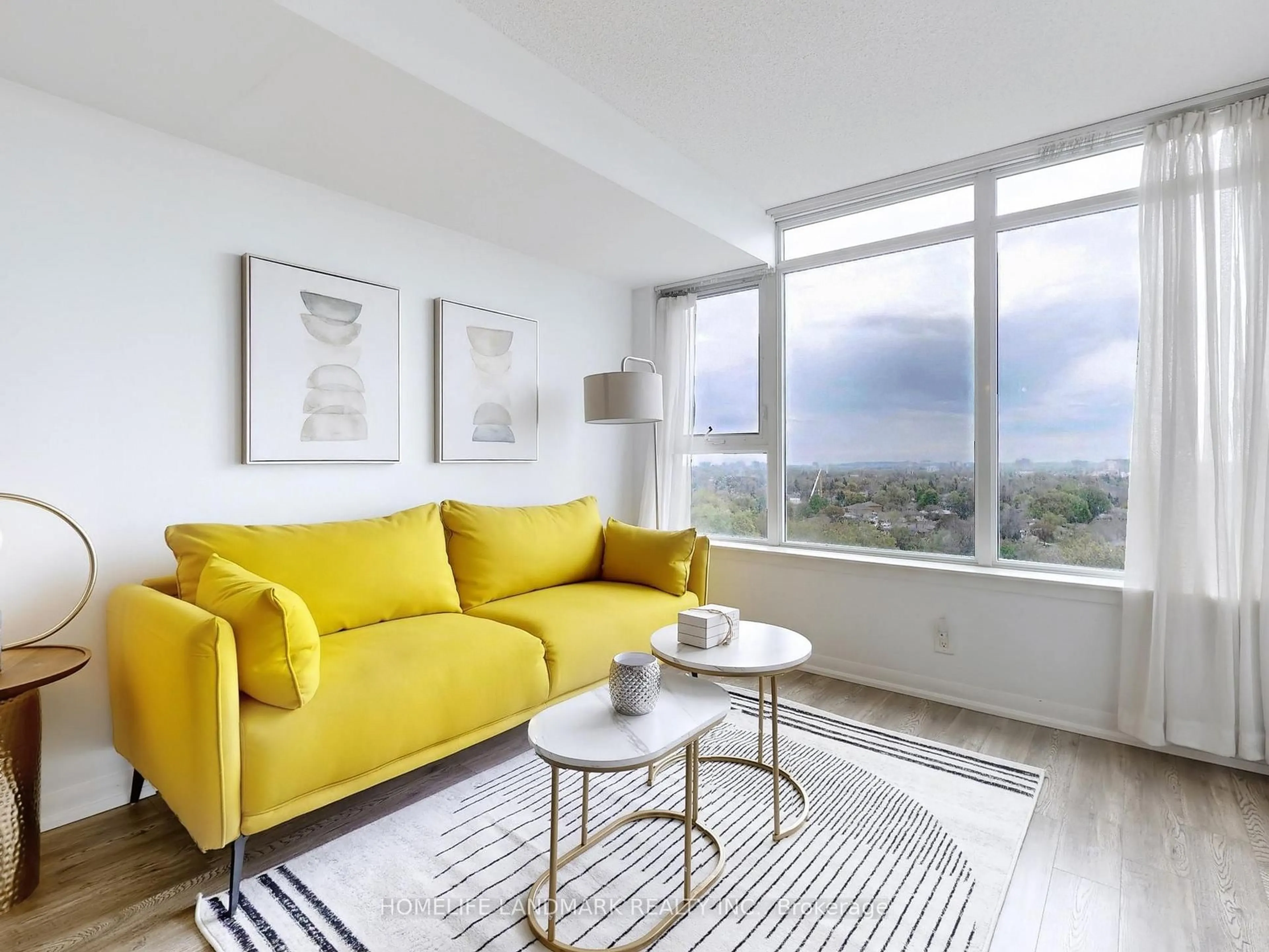 Living room with furniture, unknown for 190 Borough Dr #1507, Toronto Ontario M1P 0B6