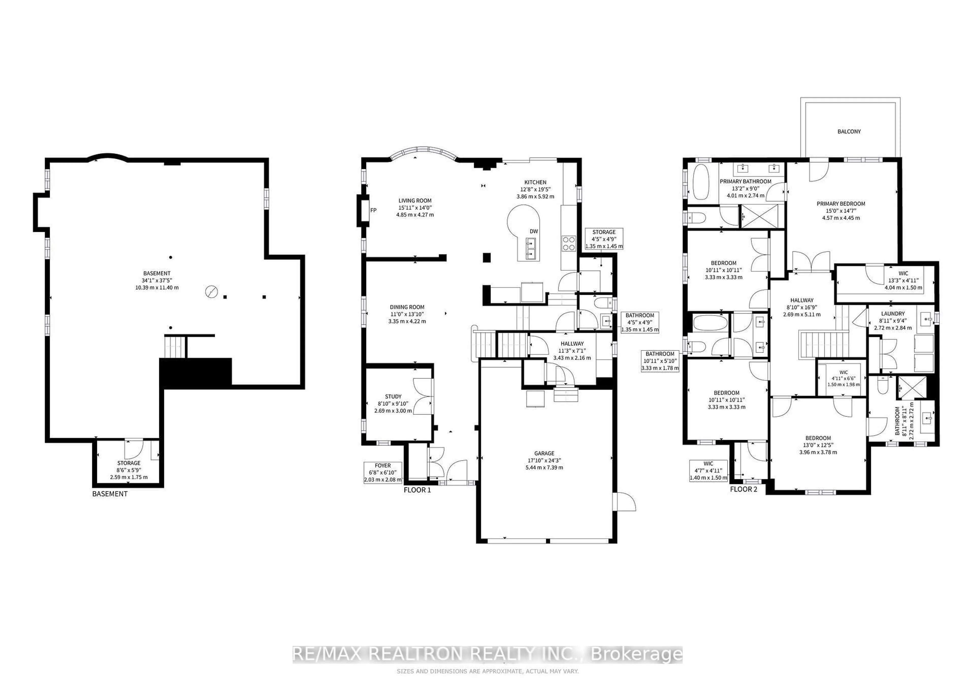 Floor plan for 571 Maitland Dr, Pickering Ontario L1W 0A8