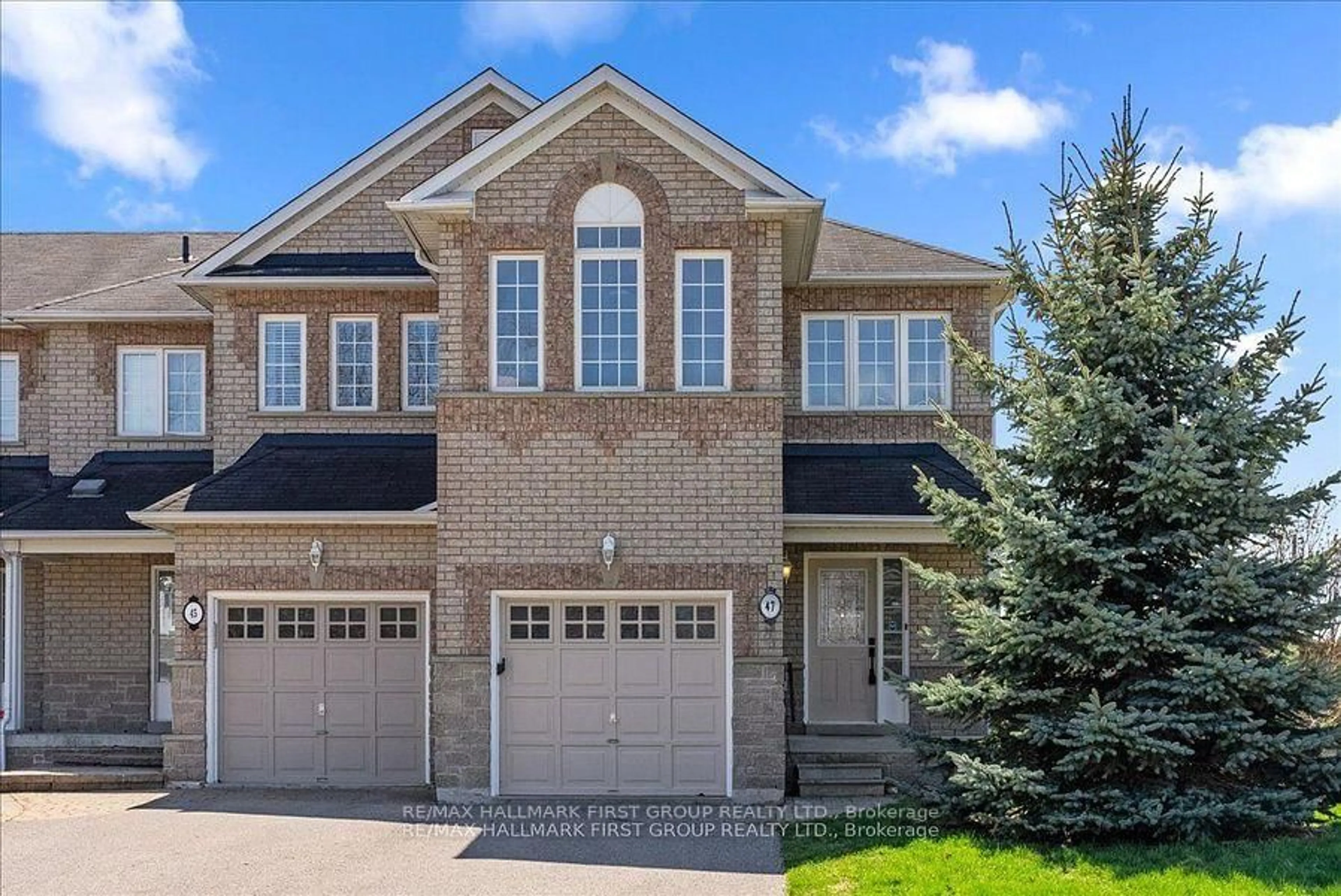 Home with brick exterior material, street for 47 Hanna Dr, Clarington Ontario L1C 5M4