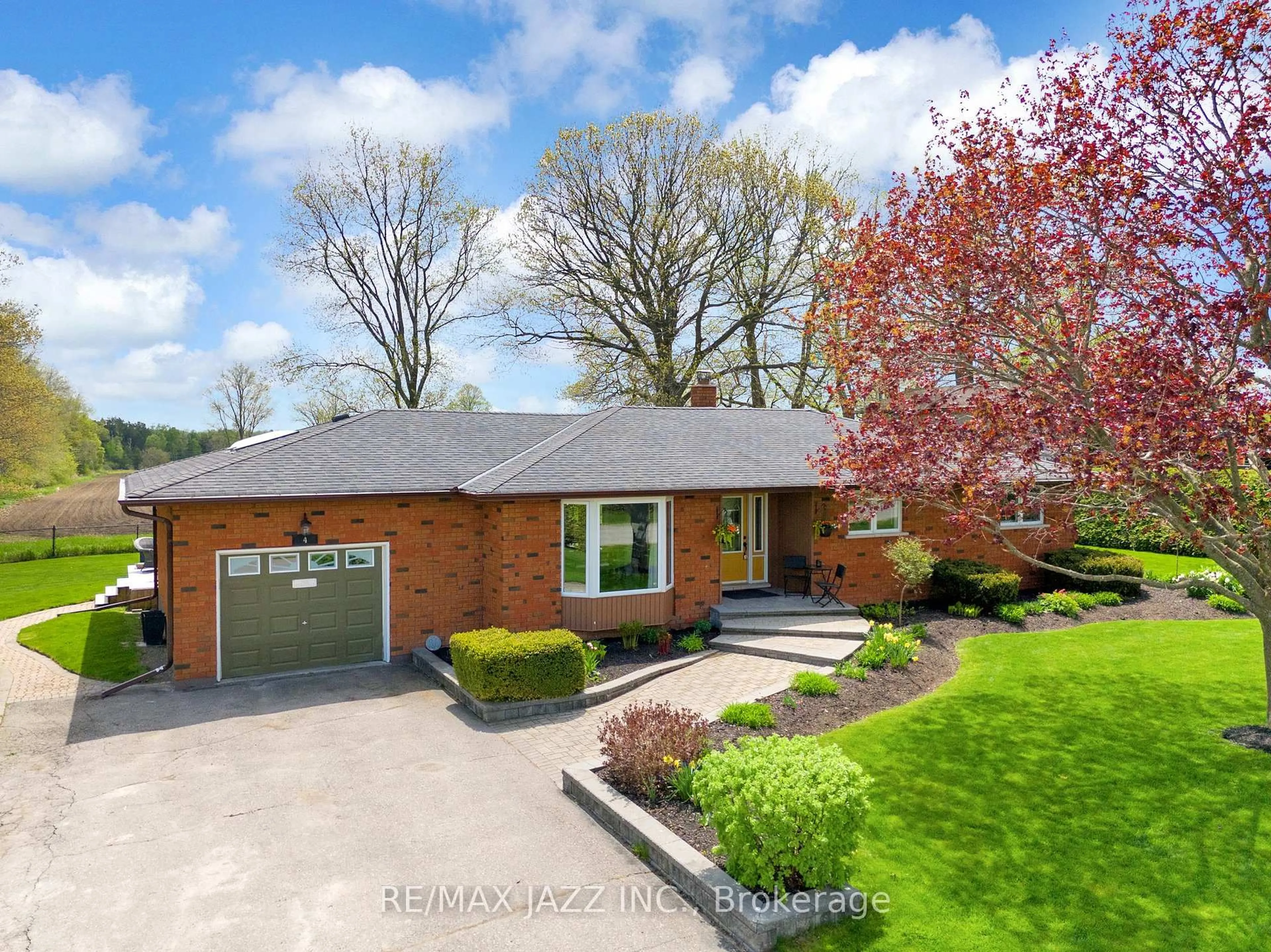 Home with brick exterior material, street for 4 Percy Cres, Scugog Ontario L9L 1B4