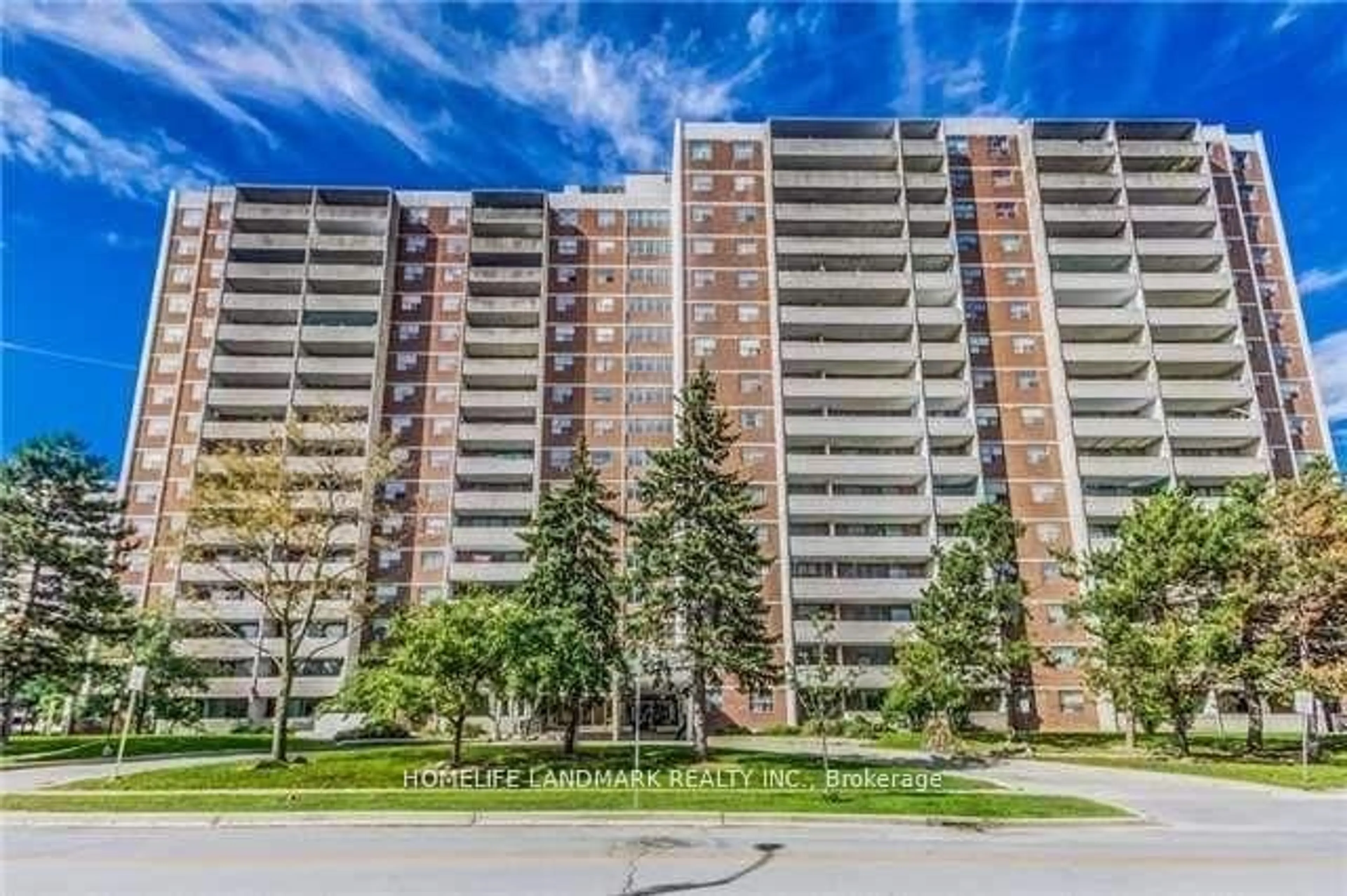 A pic from outside/outdoor area/front of a property/back of a property/a pic from drone, unknown for 100 Prudential Dr ## 1205, Toronto Ontario M1P 4V4