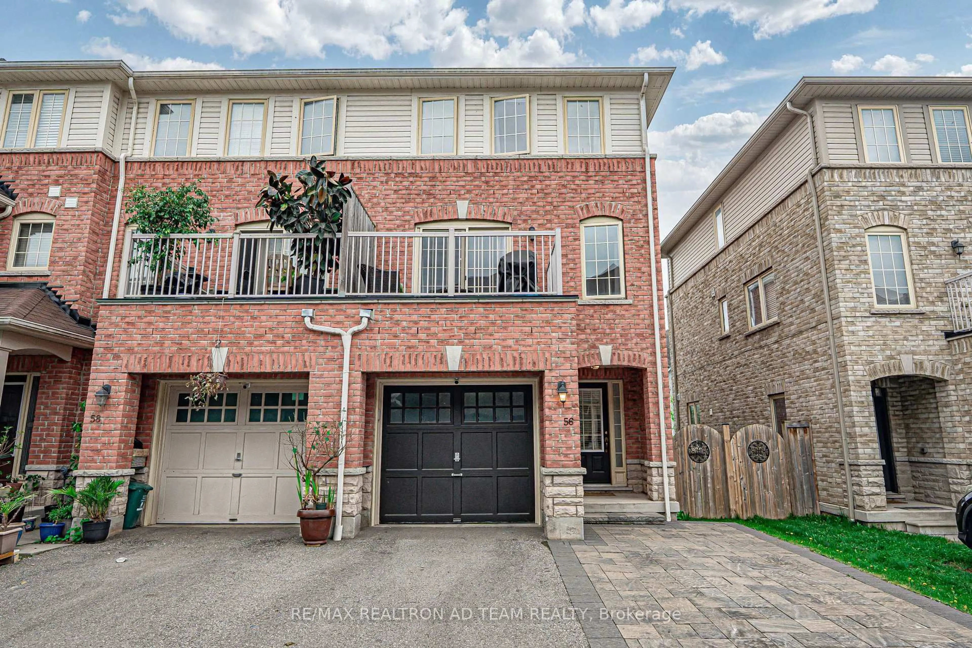 Home with brick exterior material, street for 56 Barnham St, Ajax Ontario L1Z 0M5