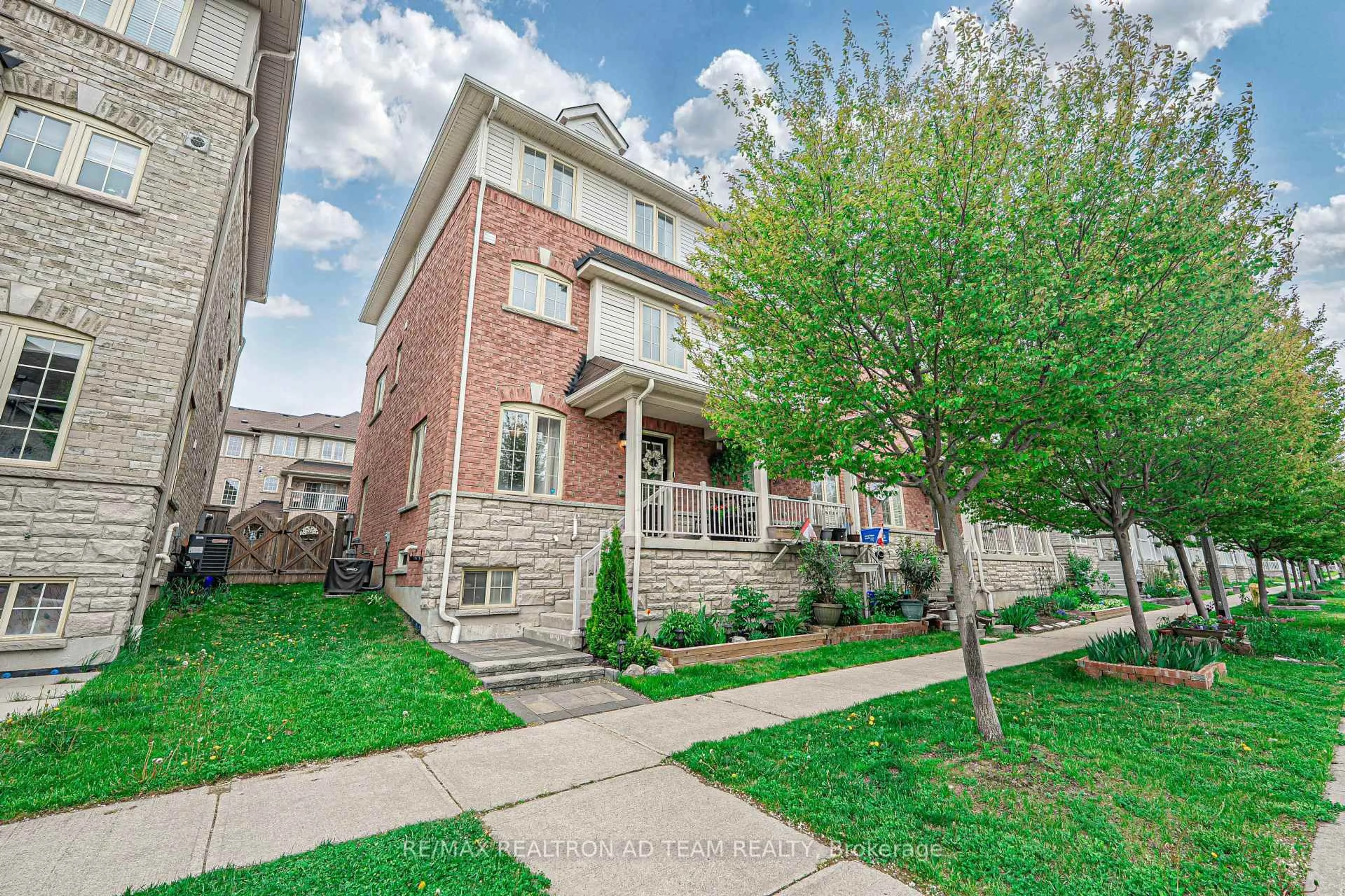 Home with brick exterior material, street for 56 Barnham St, Ajax Ontario L1Z 0M5