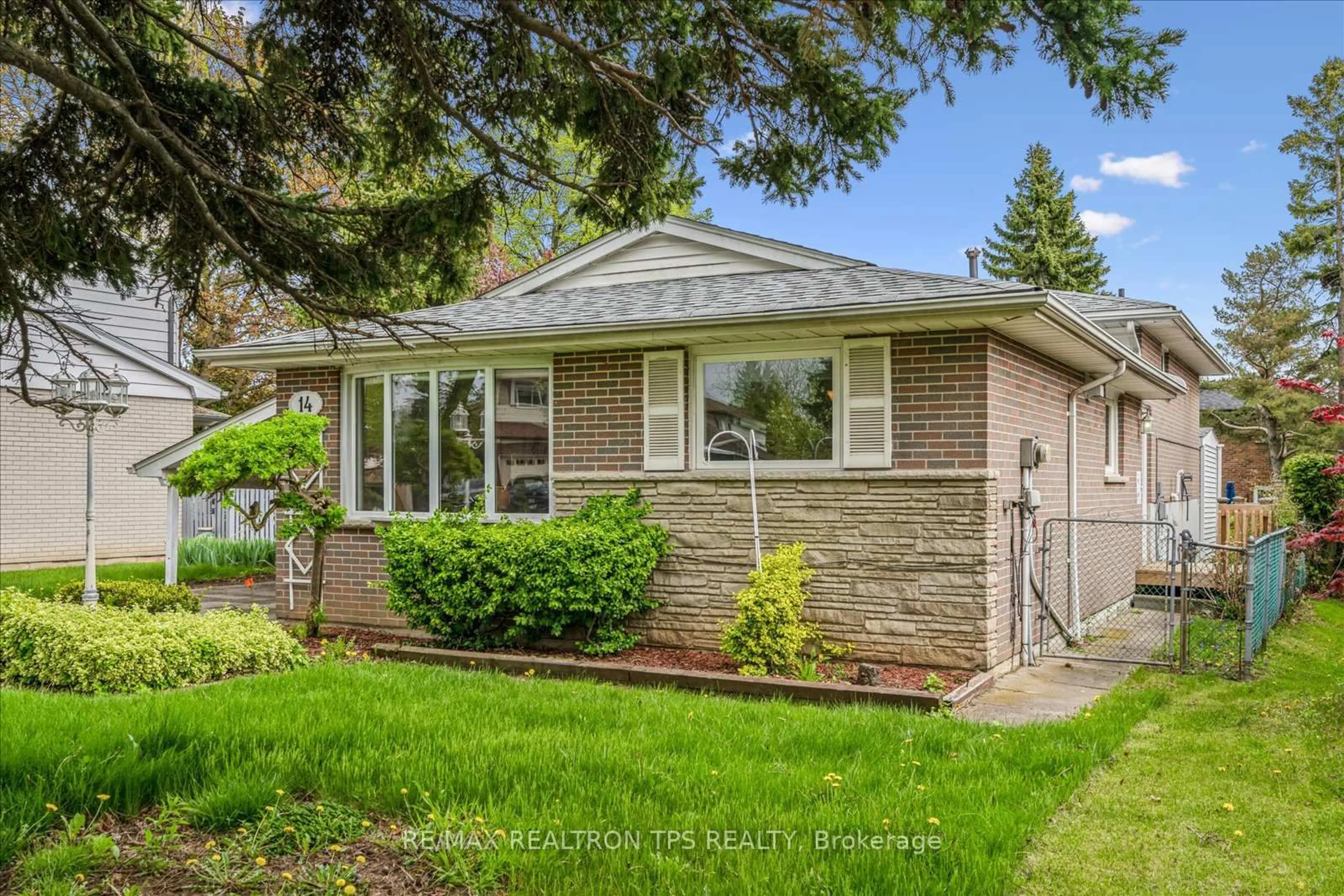 Home with brick exterior material, street for 14 Monmouth Crt, Toronto Ontario M1H 2T5