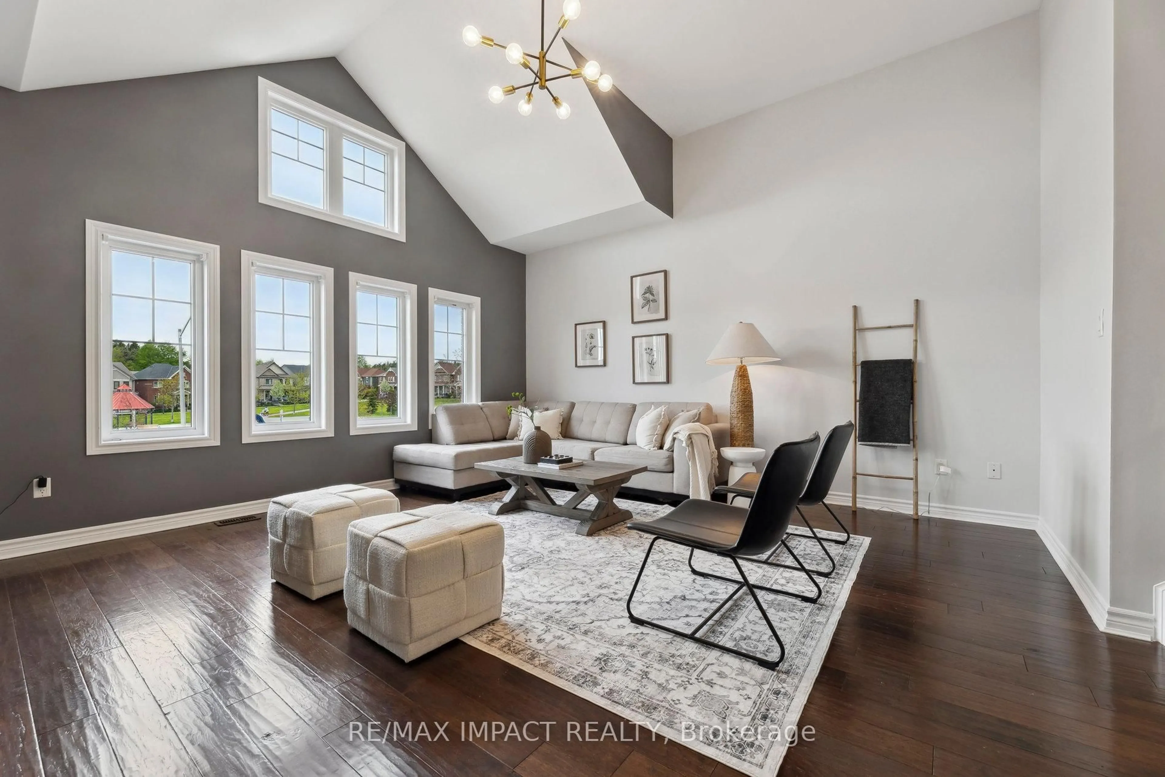 Living room with furniture, unknown for 1 Carl Raby St, Clarington Ontario L1C 0P5