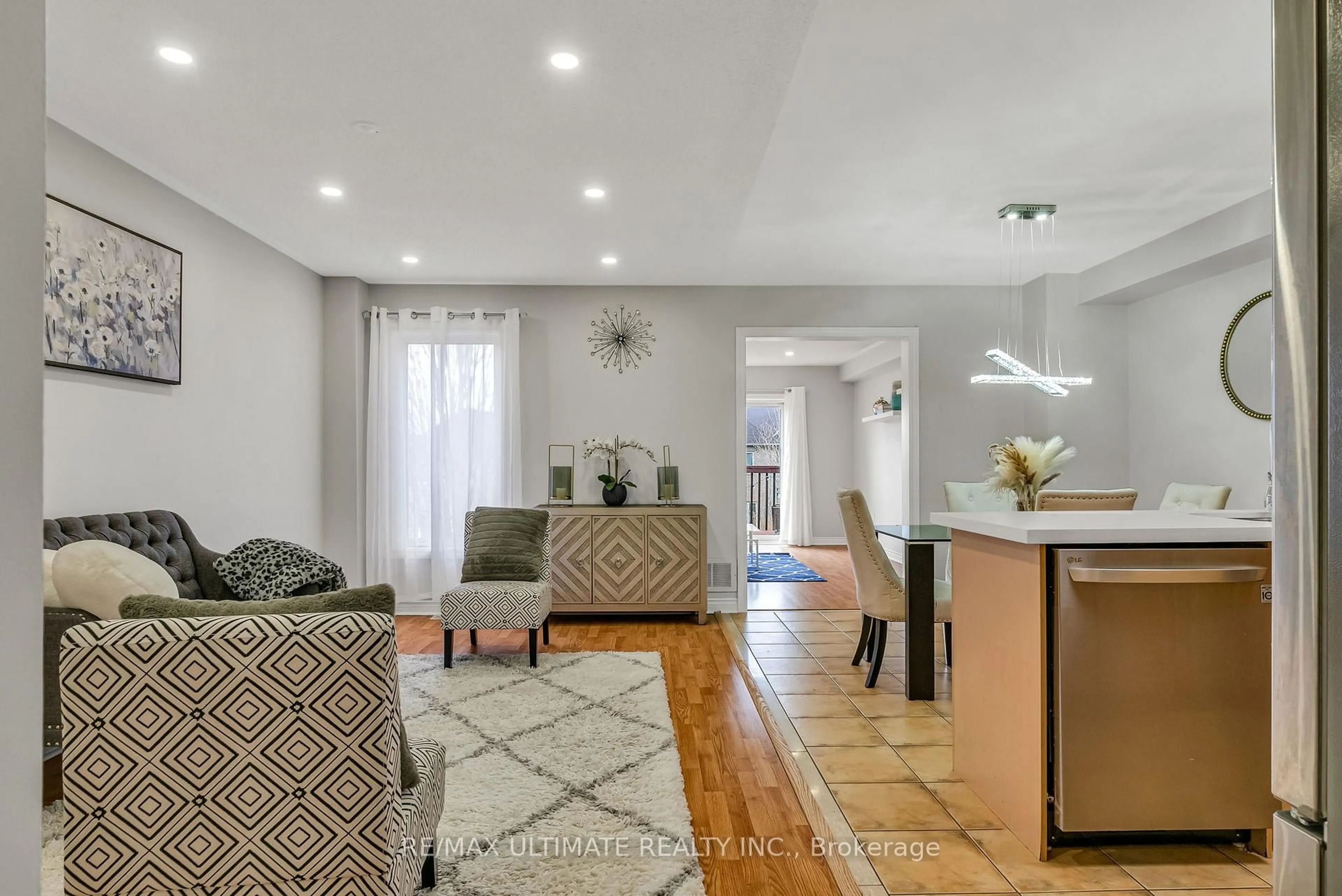 Living room with furniture, unknown for 8 Dooley Cres, Ajax Ontario L1T 4J4