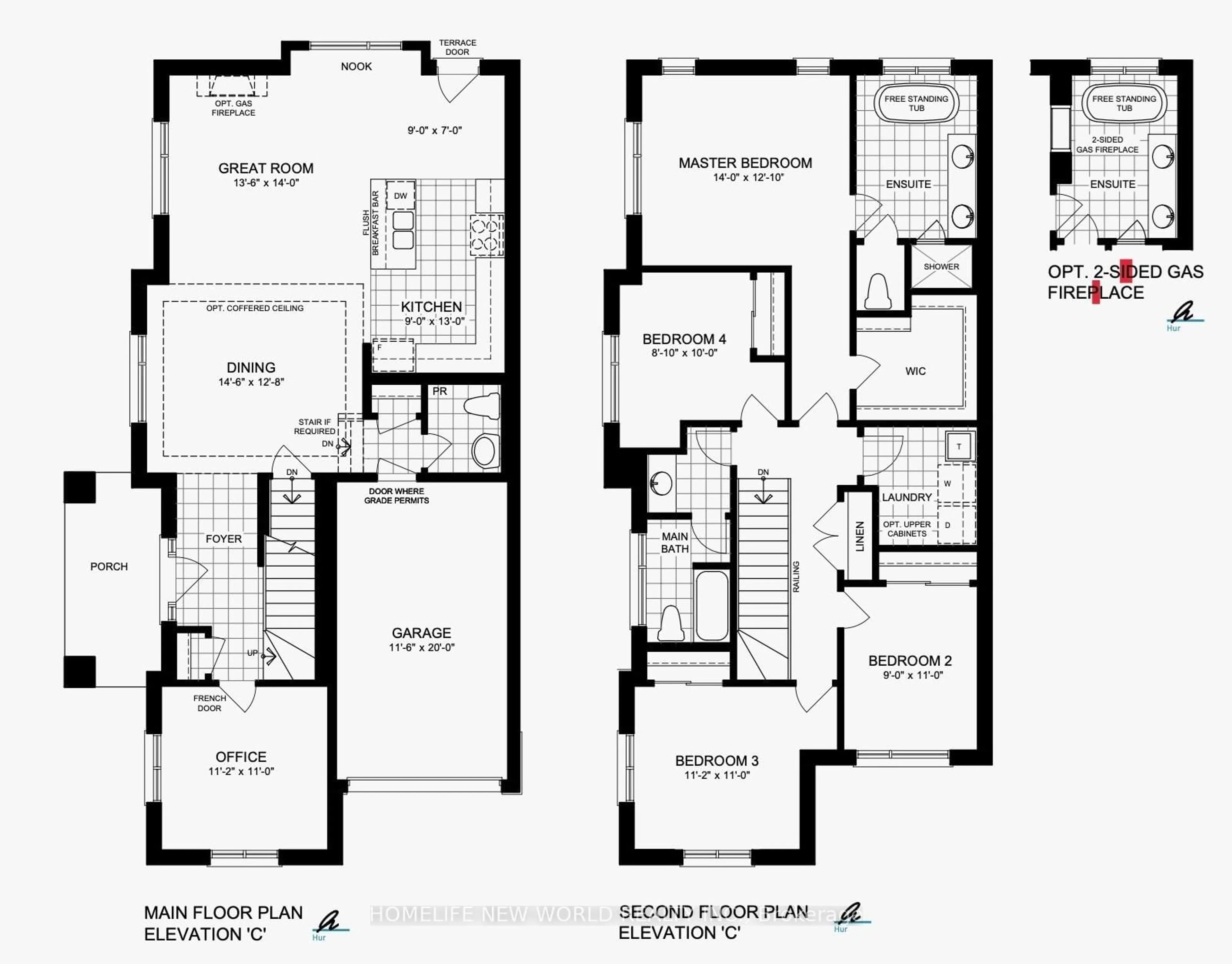 Floor plan for 2048 Chris Mason St, Oshawa Ontario L1L 0S5