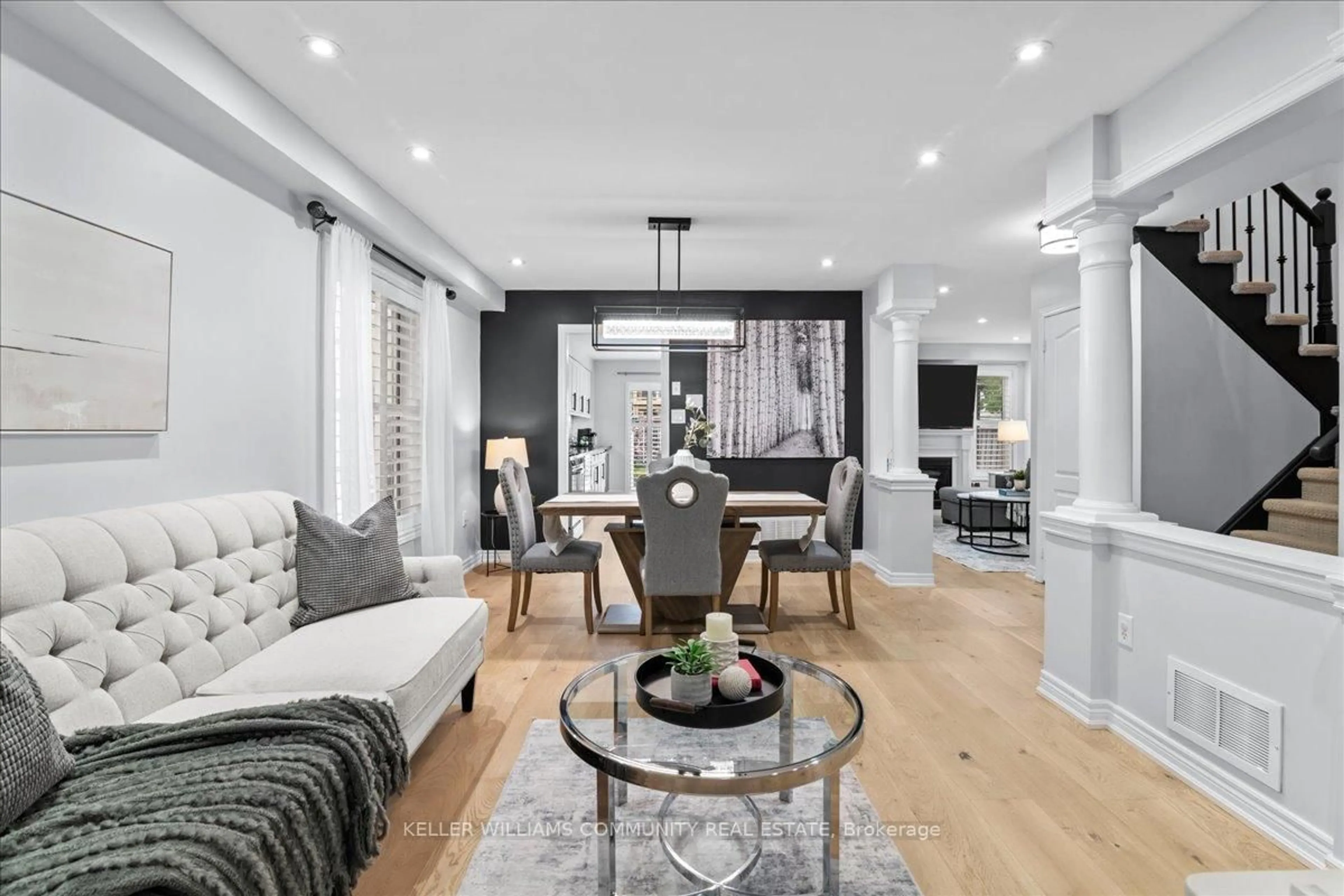 Living room with furniture, unknown for 1659 Spencely Dr, Oshawa Ontario L1K 0B3