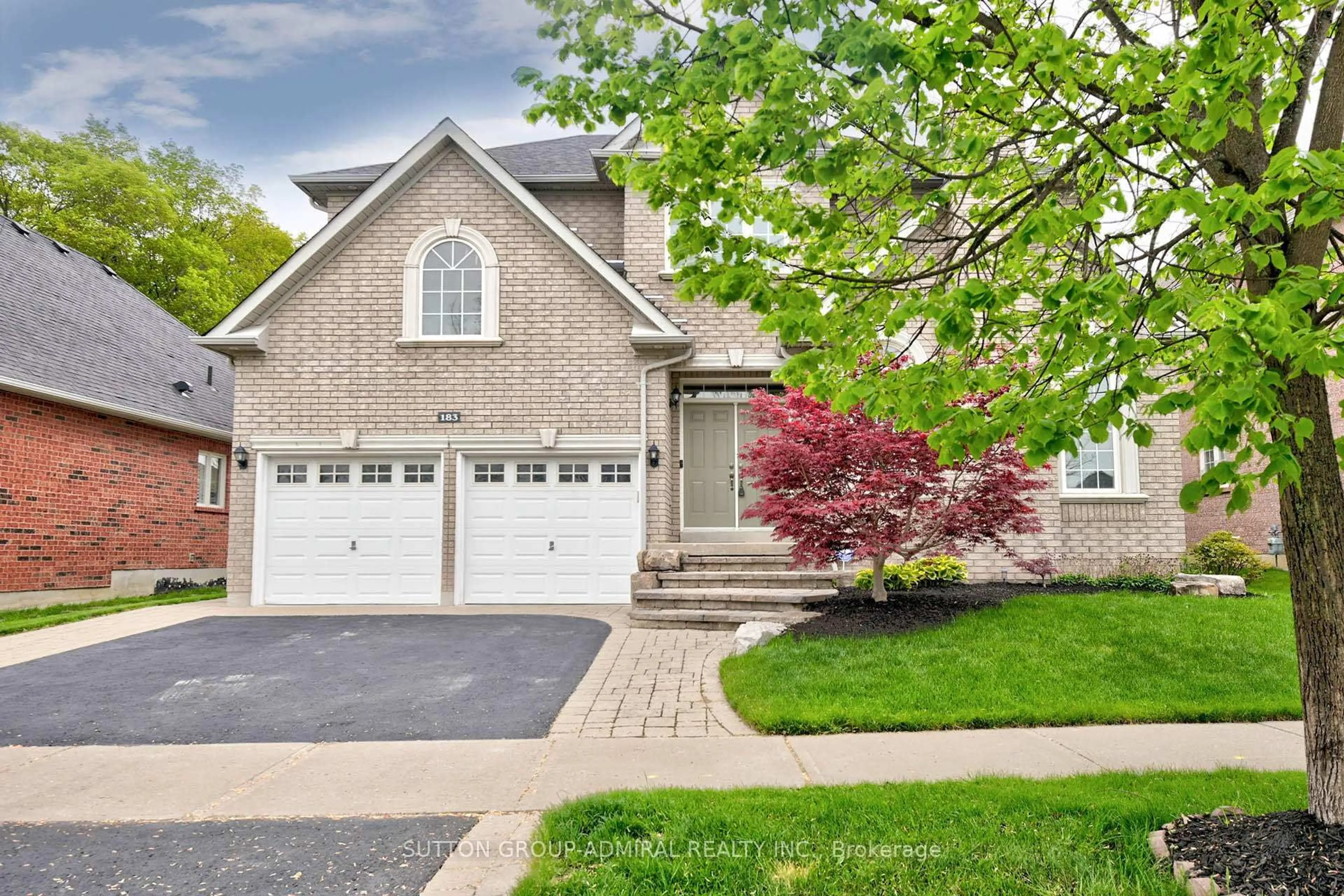 Home with brick exterior material, street for 183 Tormina Blvd, Whitby Ontario L1R 3R5