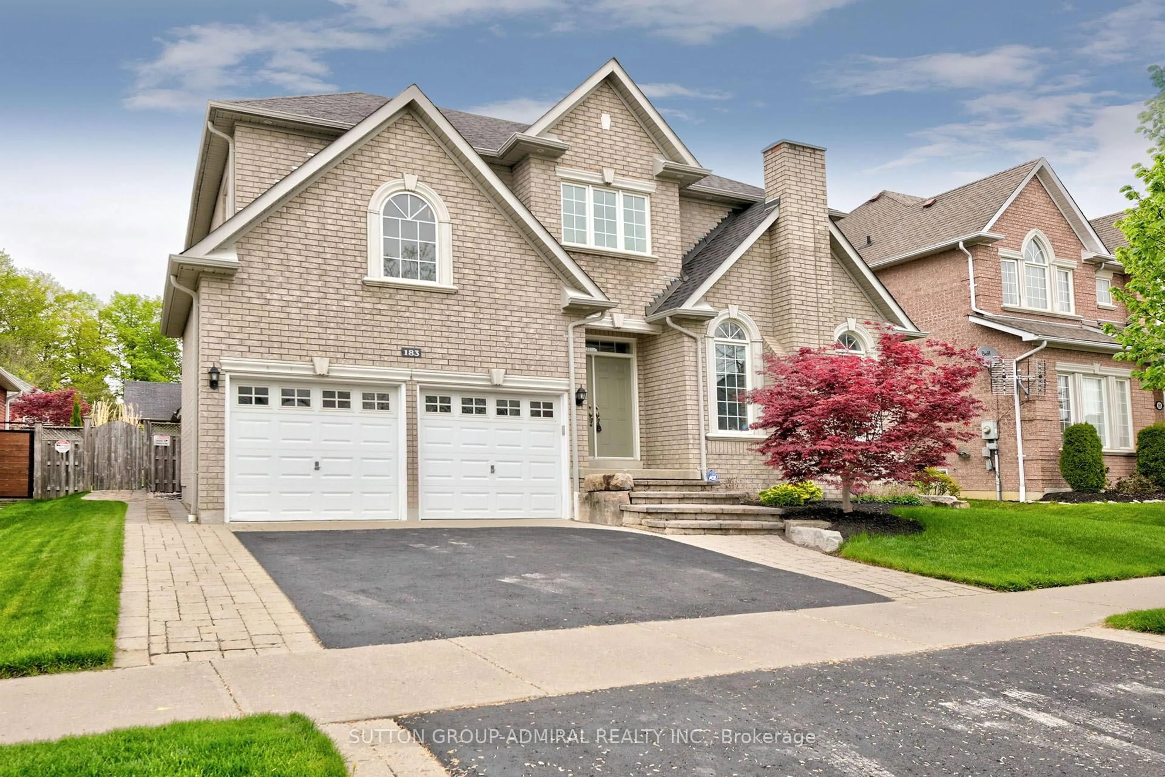 Home with brick exterior material, street for 183 Tormina Blvd, Whitby Ontario L1R 3R5