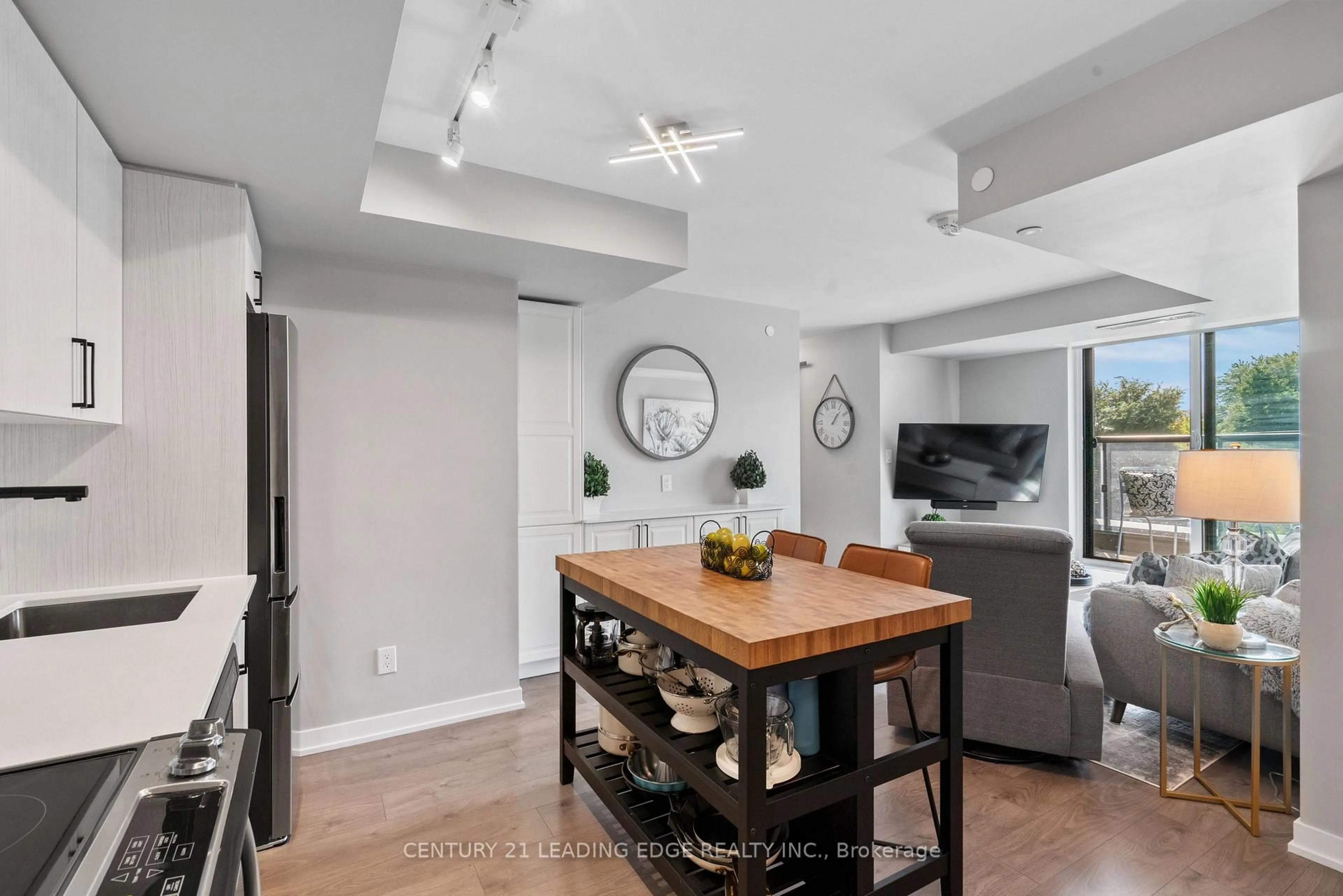 Open concept kitchen, unknown for 1401 O'Connor Dr #207, Toronto Ontario M4B 2V5