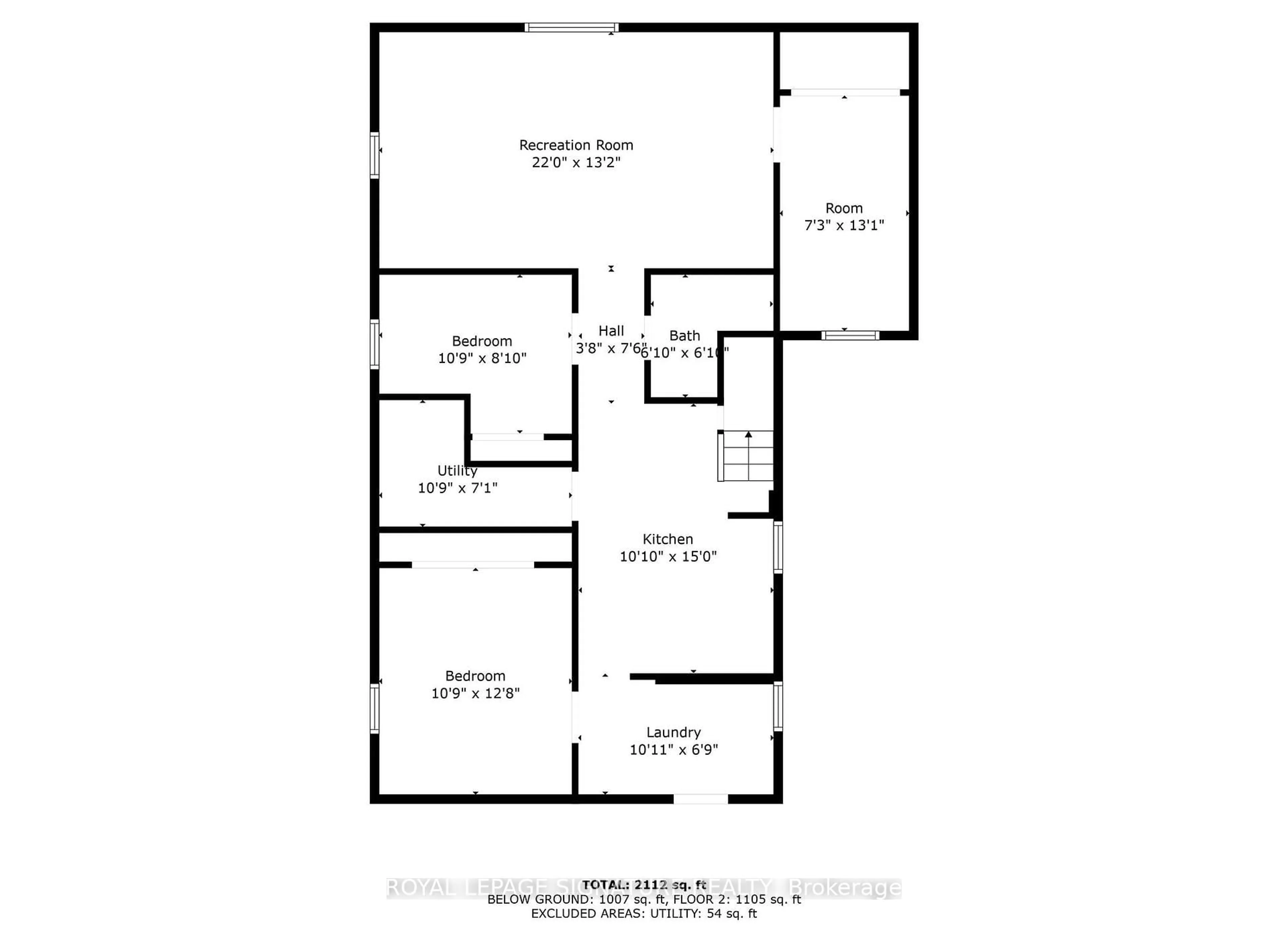 Floor plan for 93 Flora Dr, Toronto Ontario M1P 1A5