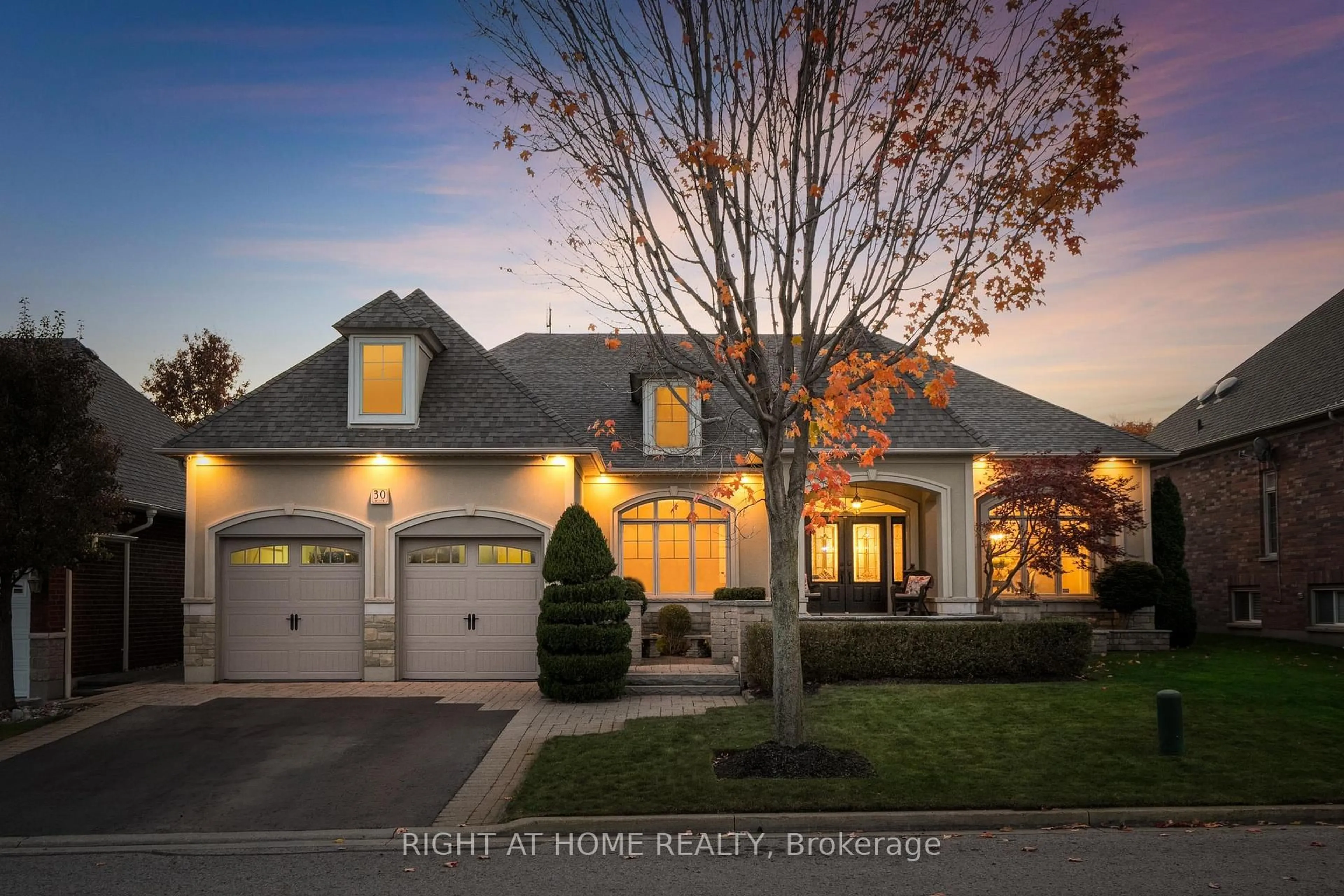 Home with brick exterior material, street for 30 Preservation Pl, Whitby Ontario L1P 1X8