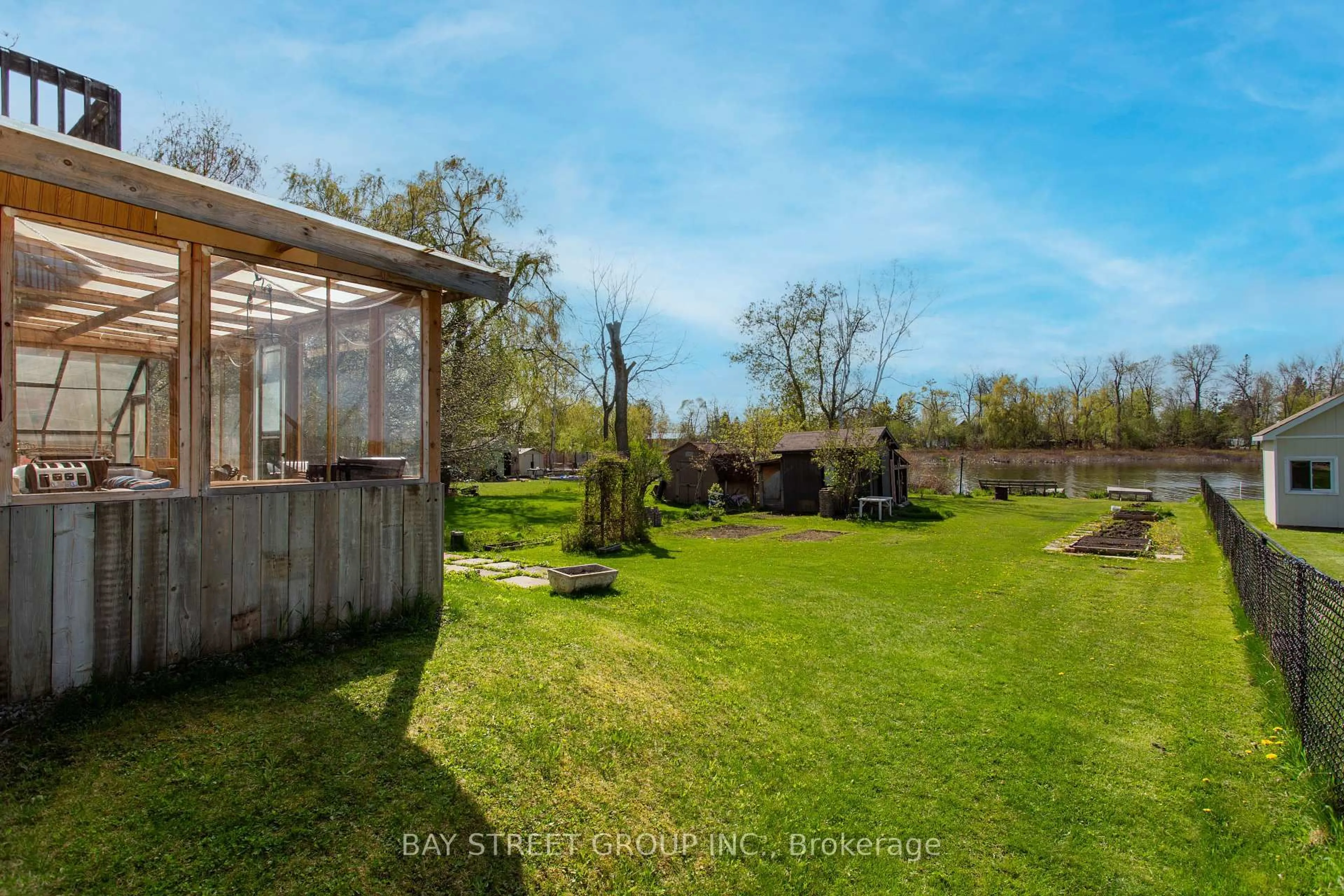 A pic from outside/outdoor area/front of a property/back of a property/a pic from drone, water/lake/river/ocean view for 568 View Lake Rd, Scugog Ontario L0B 1K0