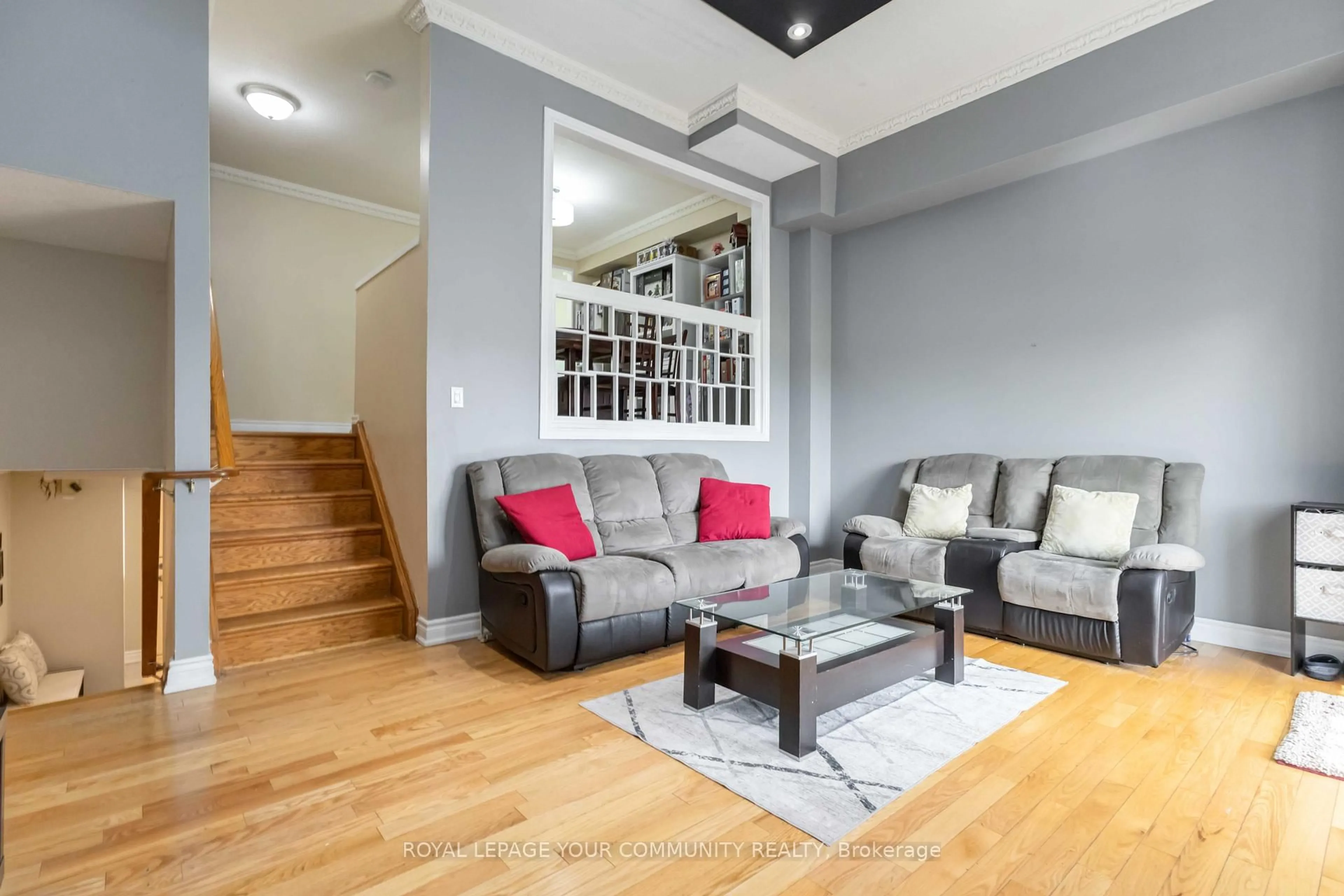Living room with furniture, unknown for 141 Galloway Rd #73, Toronto Ontario M1E 4X4
