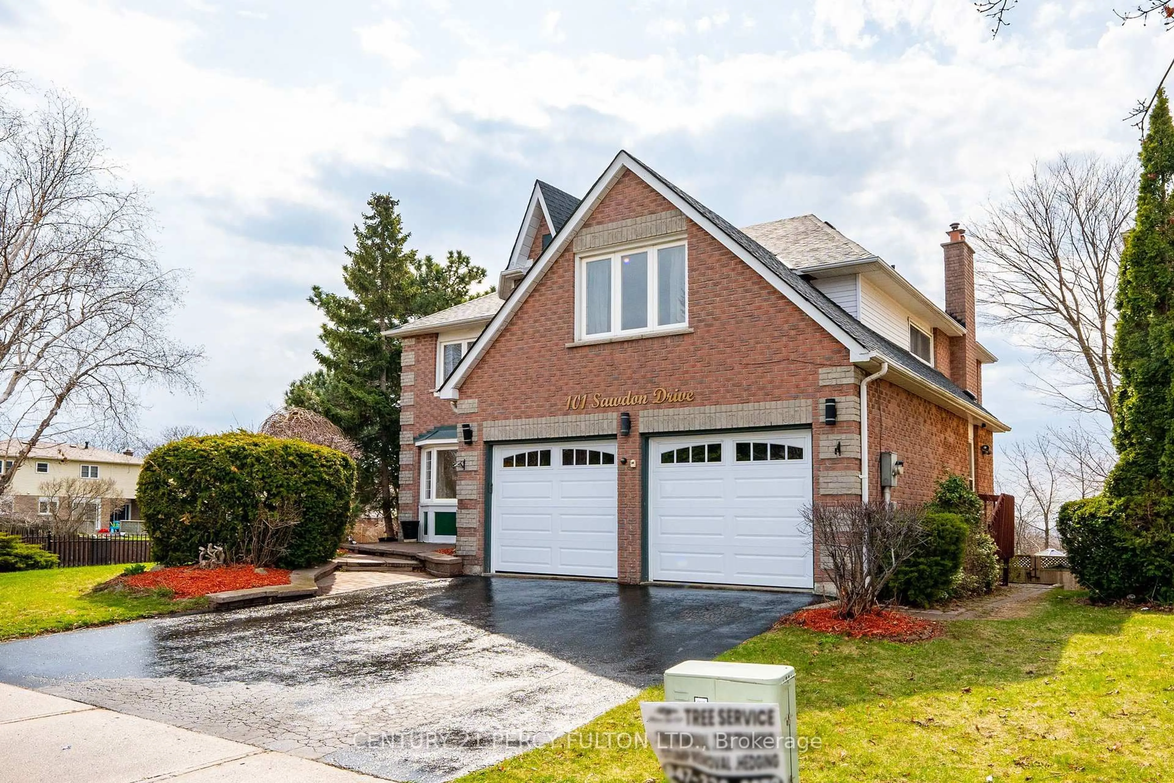 Home with brick exterior material, street for 101 Sawdon Dr, Whitby Ontario L1N 8A8