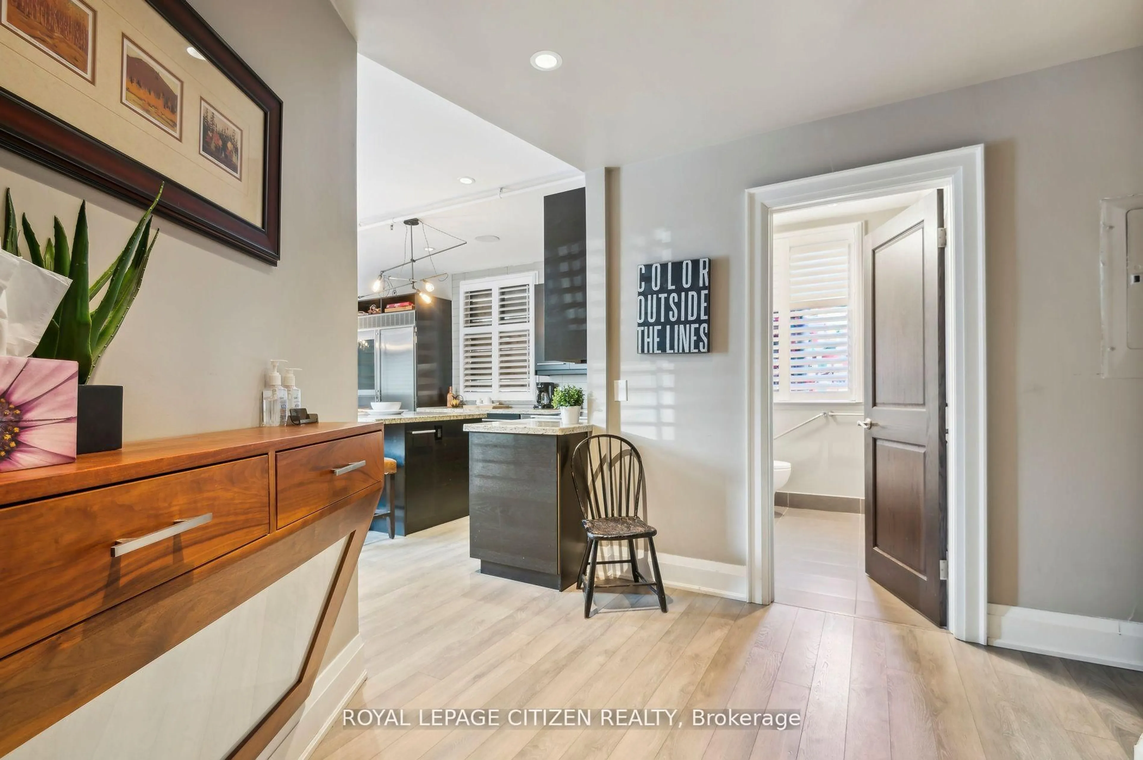 Open concept kitchen, unknown for 326 Carlaw Ave #201, Toronto Ontario M4M 3N8