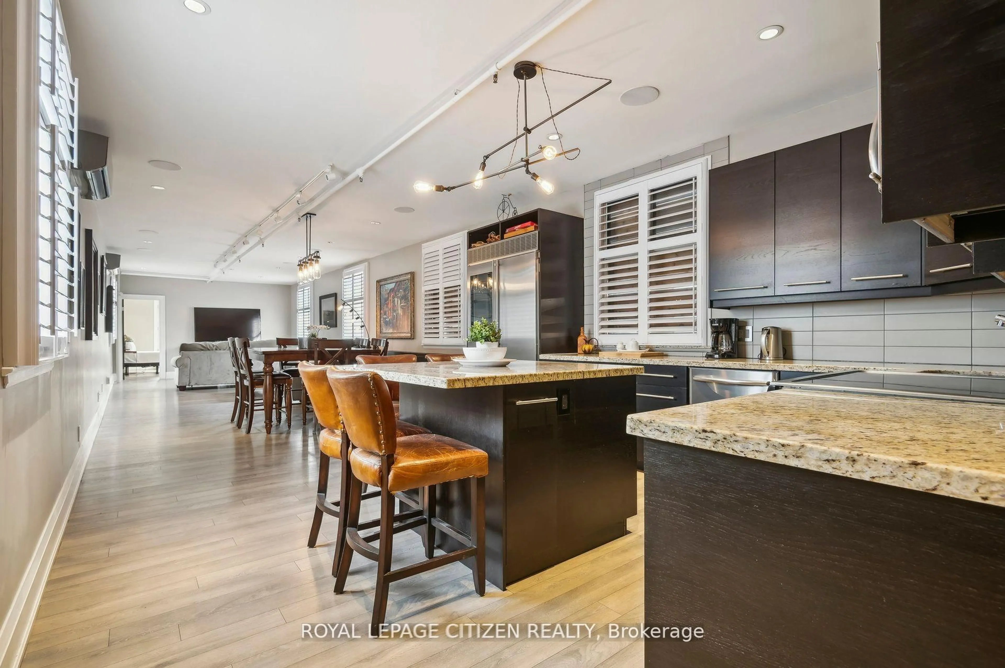 Open concept kitchen, unknown for 326 Carlaw Ave #201, Toronto Ontario M4M 3N8
