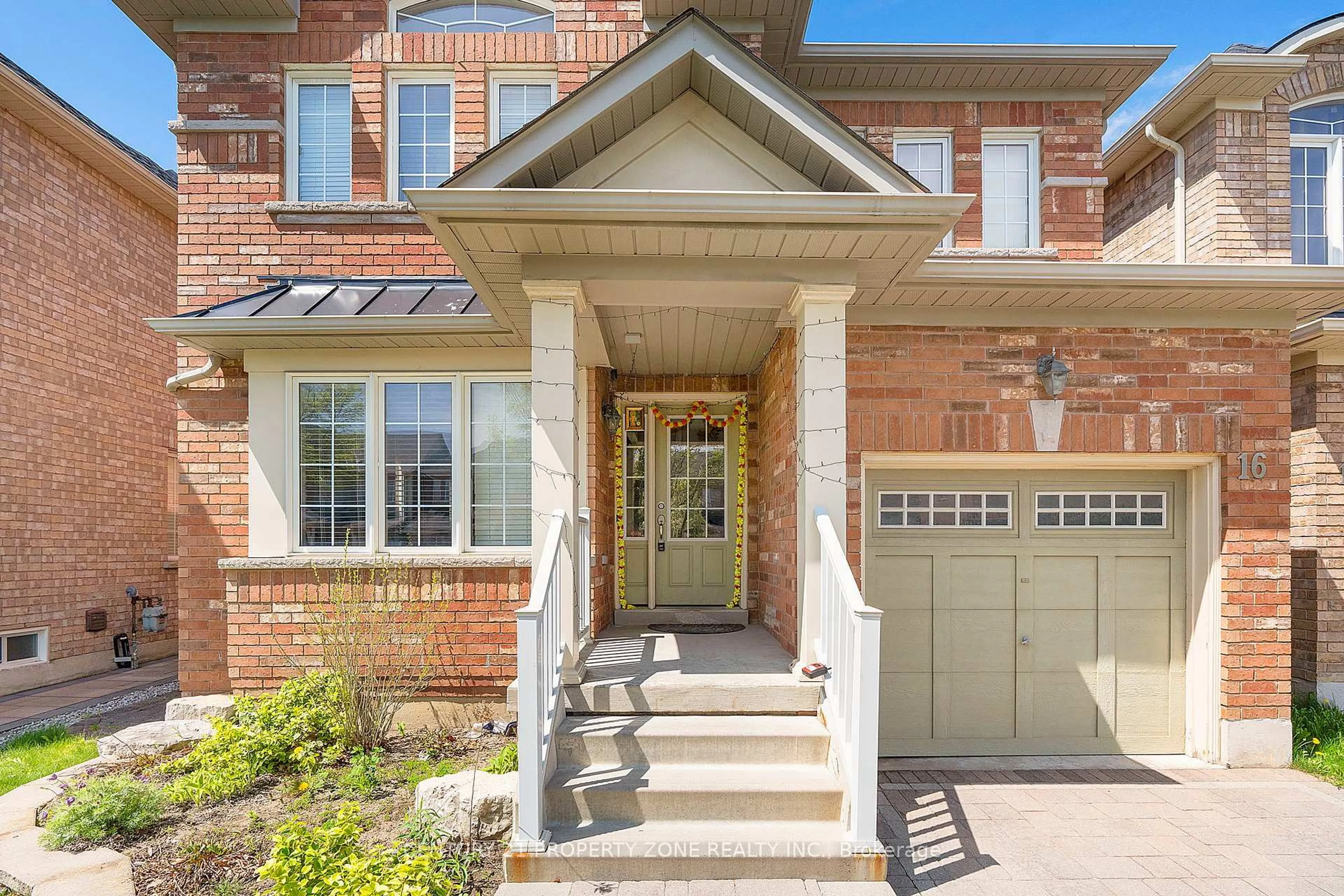 Home with brick exterior material, street for 16 Watersplace Ave, Ajax Ontario L1Z 0H5