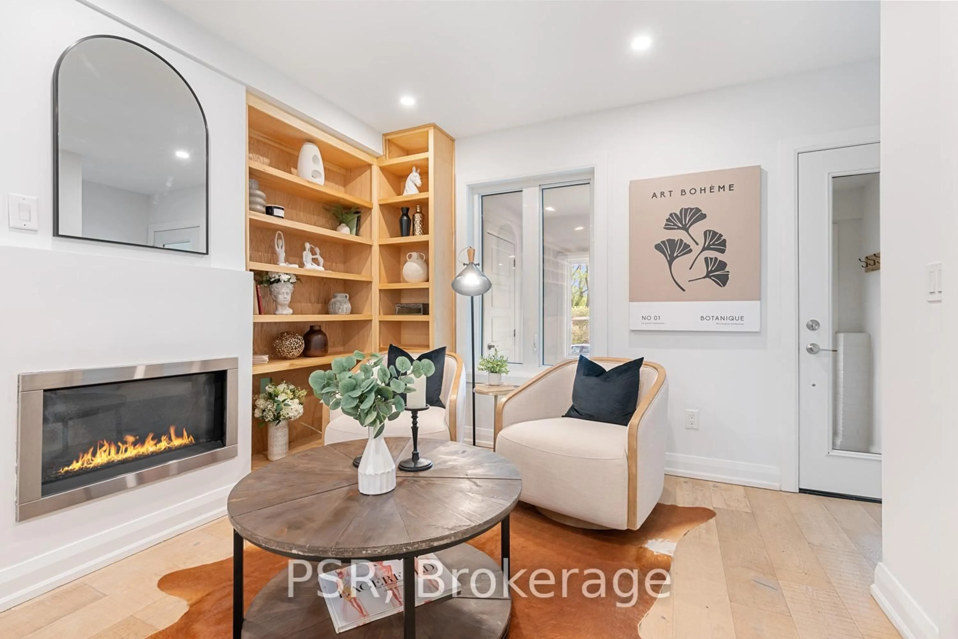 Living room with furniture, unknown for 43 Hemlock Ave, Toronto Ontario M4L 3E9