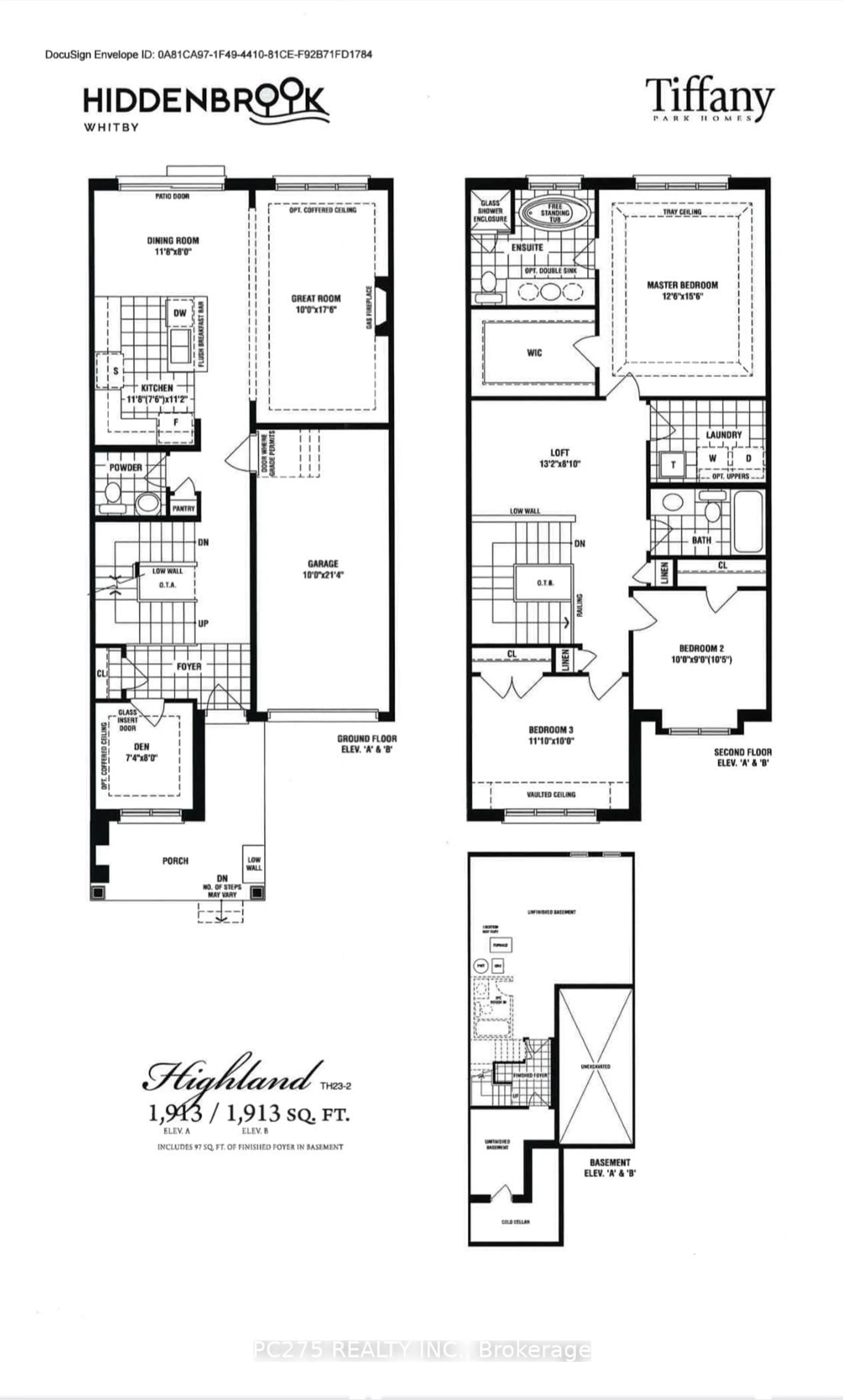 Floor plan for 9 Swordfish Dr, Whitby Ontario L1P 0K6