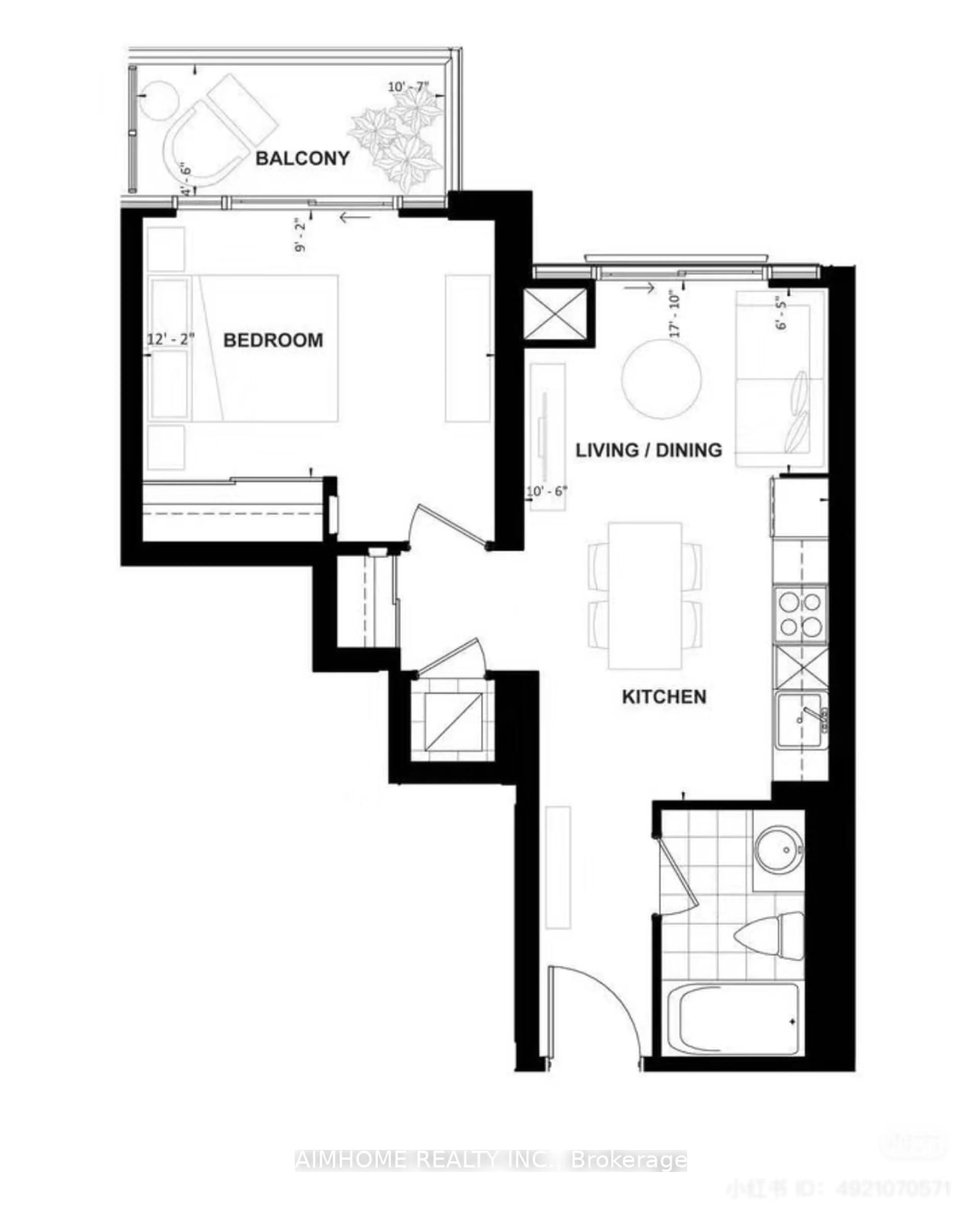 Floor plan for 2545 SIMCOE St #1003, Oshawa Ontario L1L 0W3