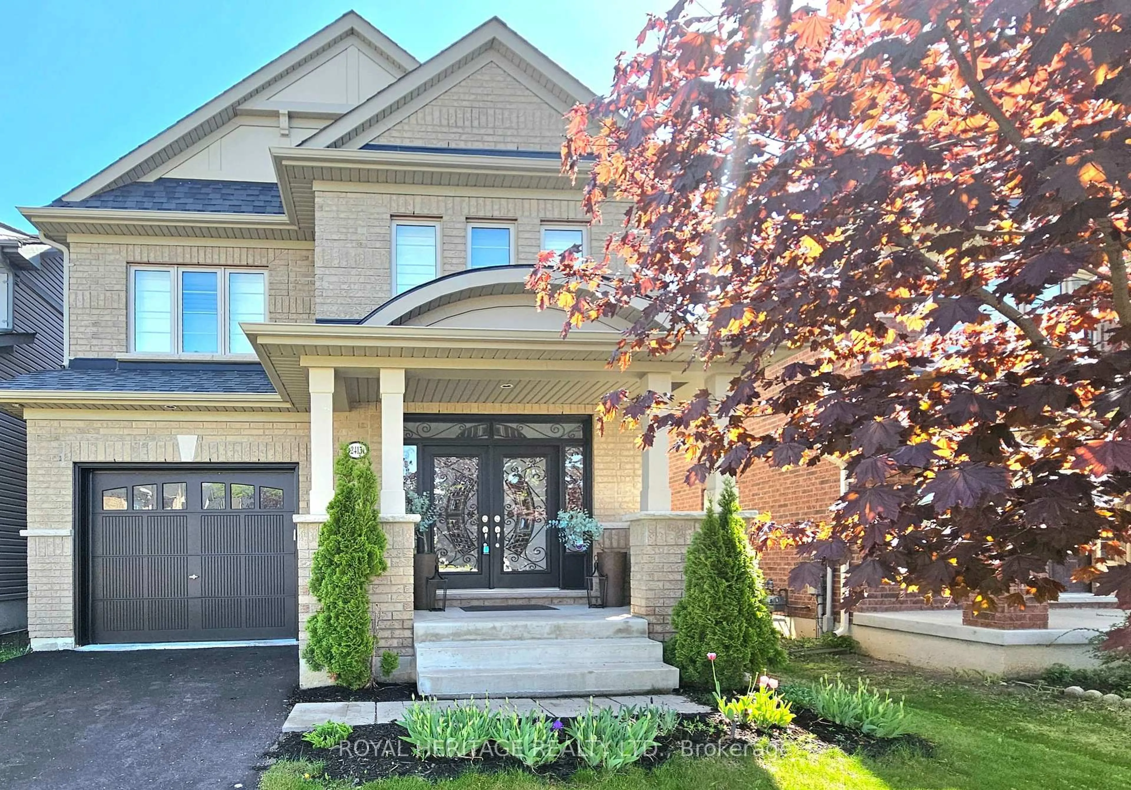 Home with brick exterior material, street for 2415 Kentucky Derby Way, Oshawa Ontario L1L 0H3