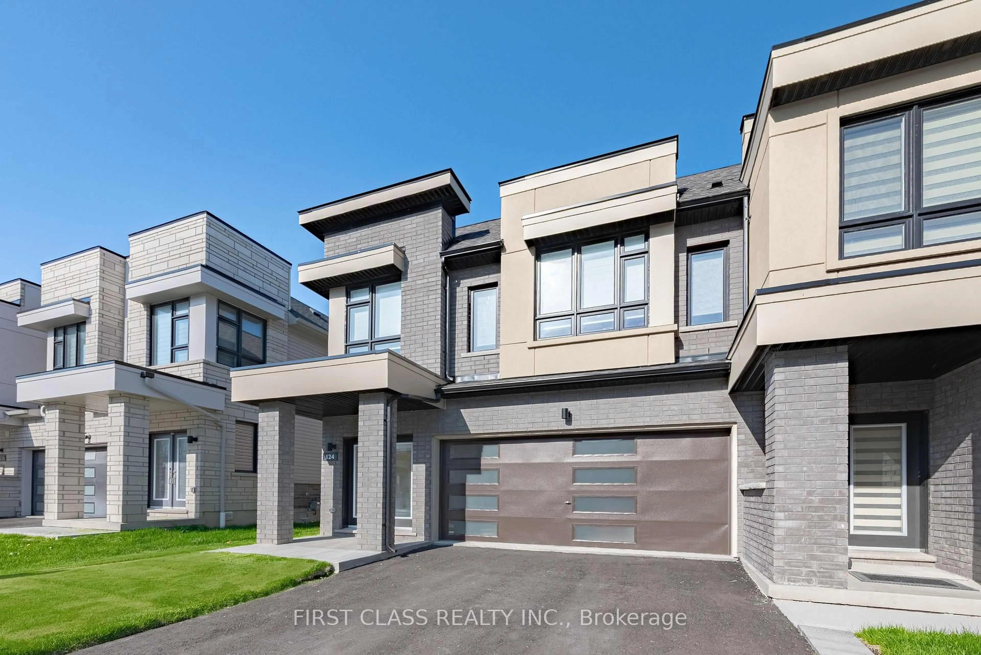 Home with brick exterior material, street for 124 Sailors Landing, Clarington Ontario L1C 3K5