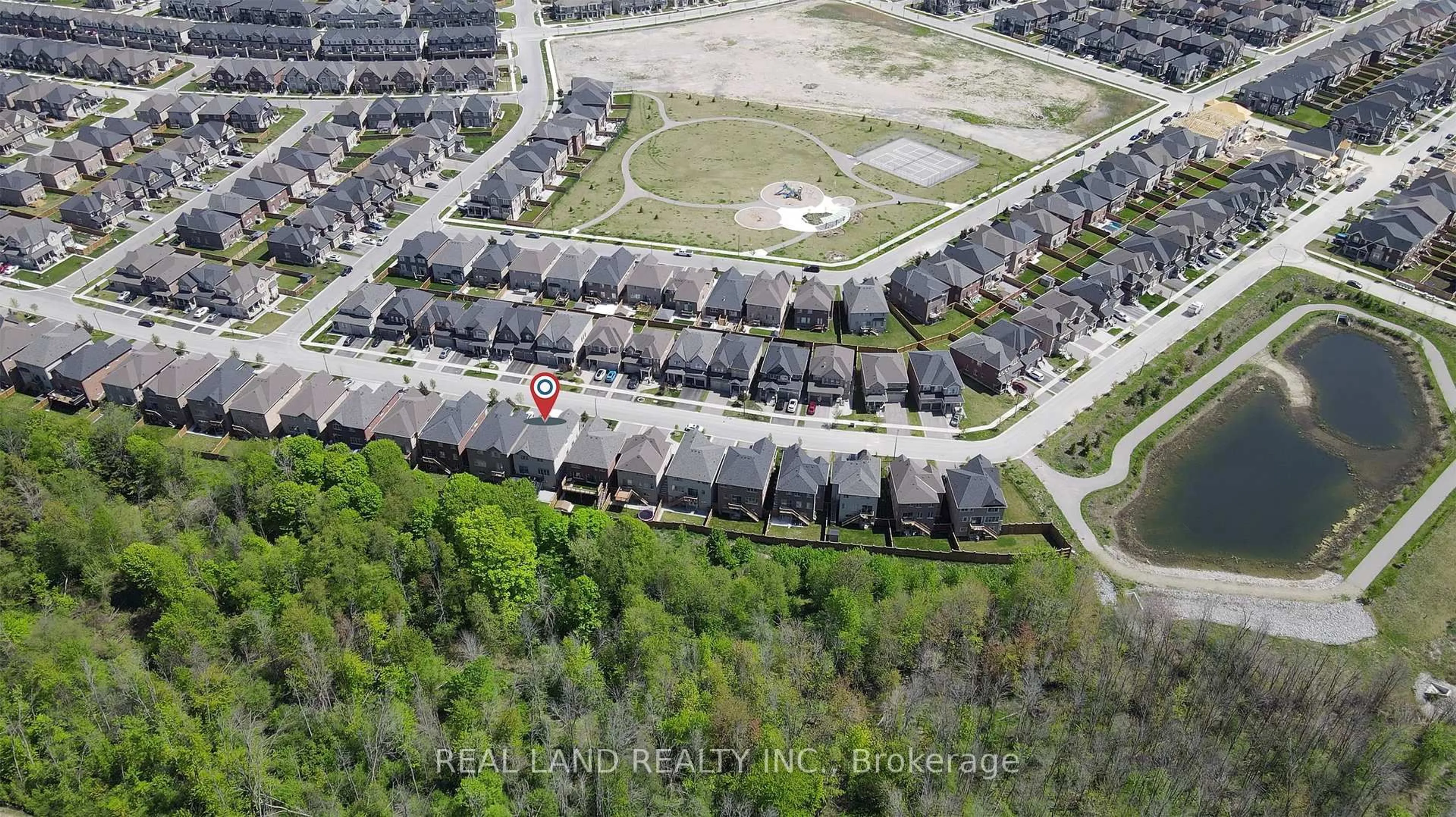 A pic from outside/outdoor area/front of a property/back of a property/a pic from drone, street for 111 auckland Dr, Whitby Ontario L1P 0J4