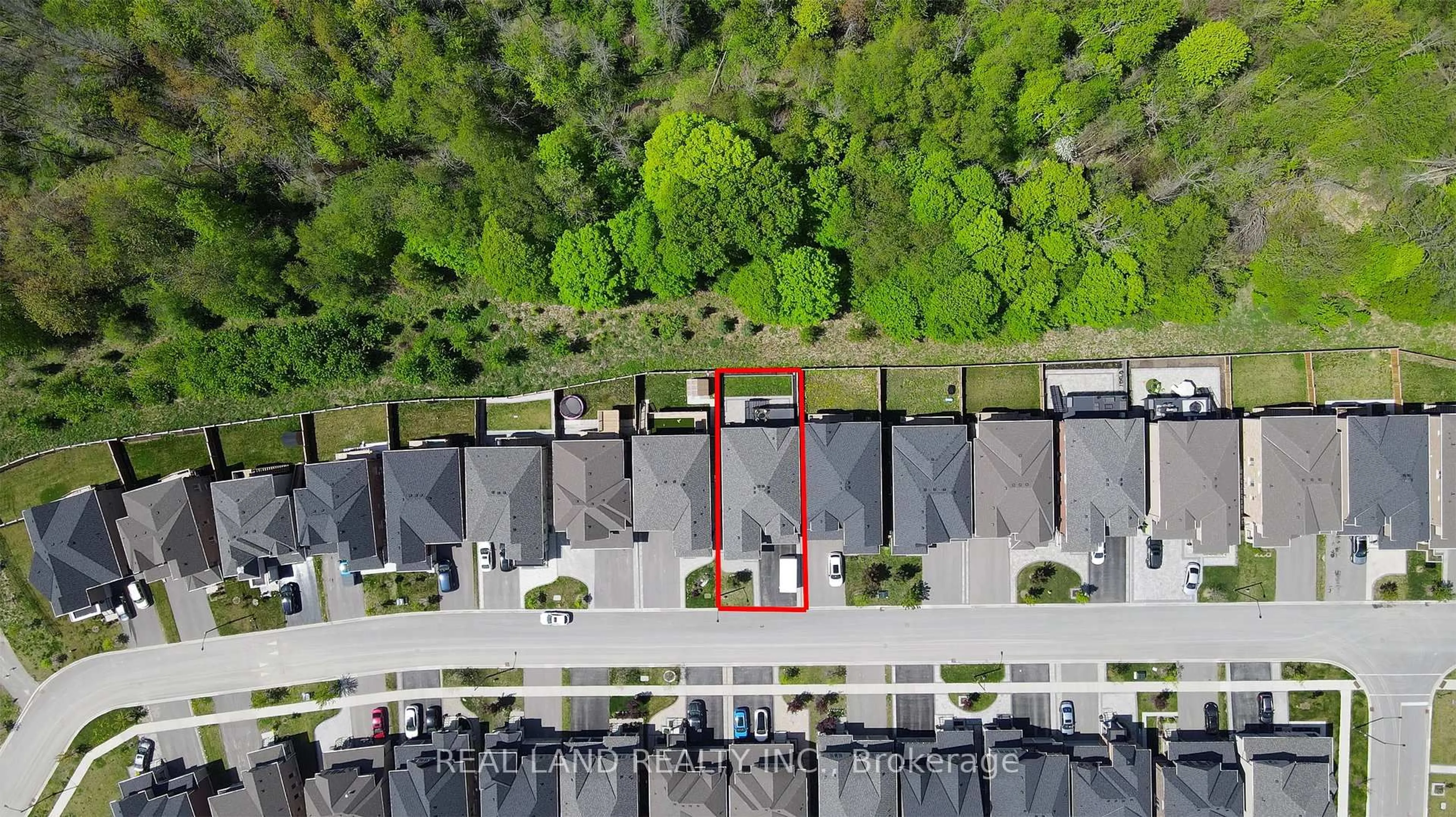 A pic from outside/outdoor area/front of a property/back of a property/a pic from drone, water/lake/river/ocean view for 111 Auckland Dr, Whitby Ontario L1P 0J4