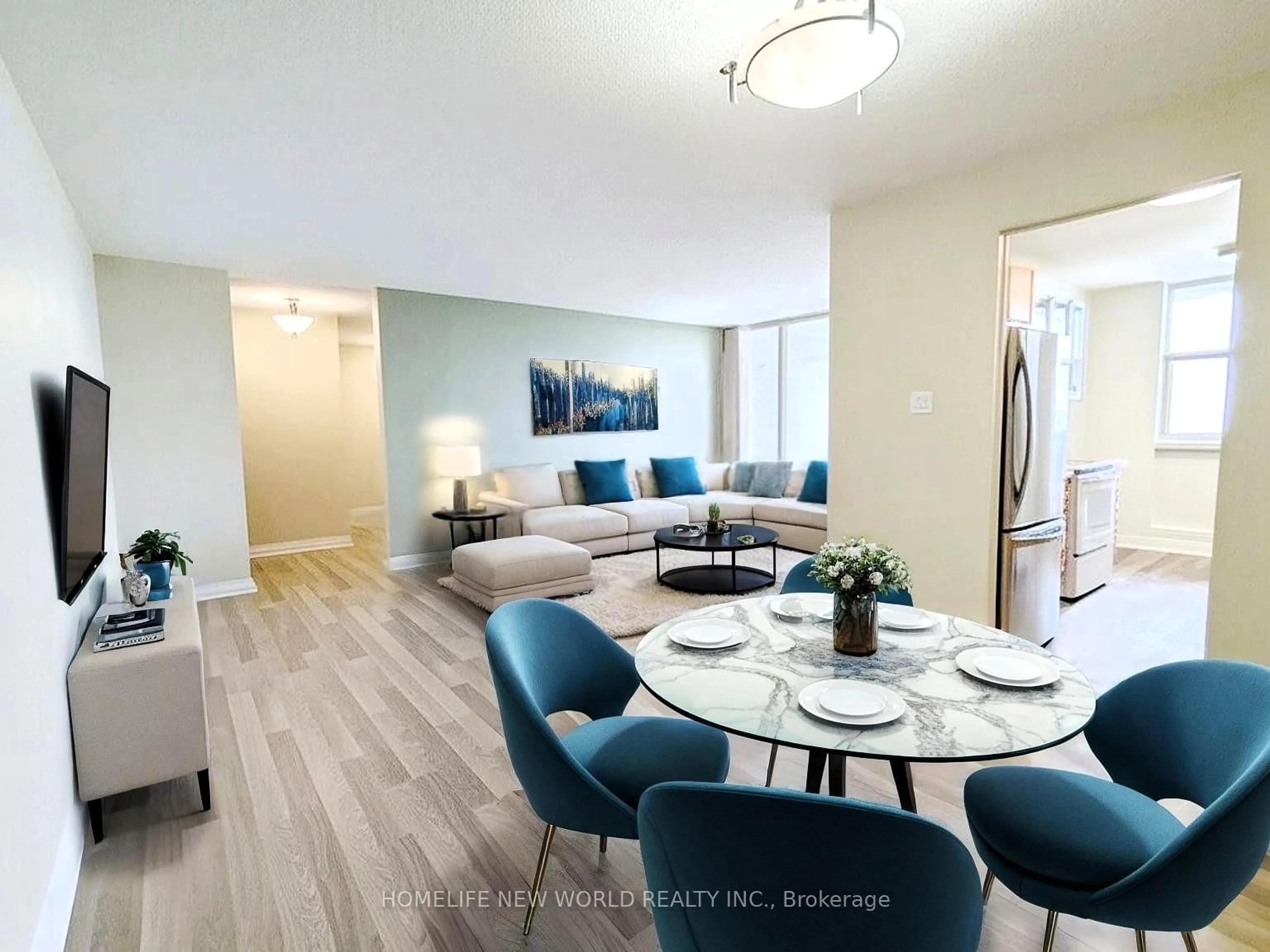Living room with furniture, unknown for 44 Falby Crt #1609, Ajax Ontario L1S 3L1
