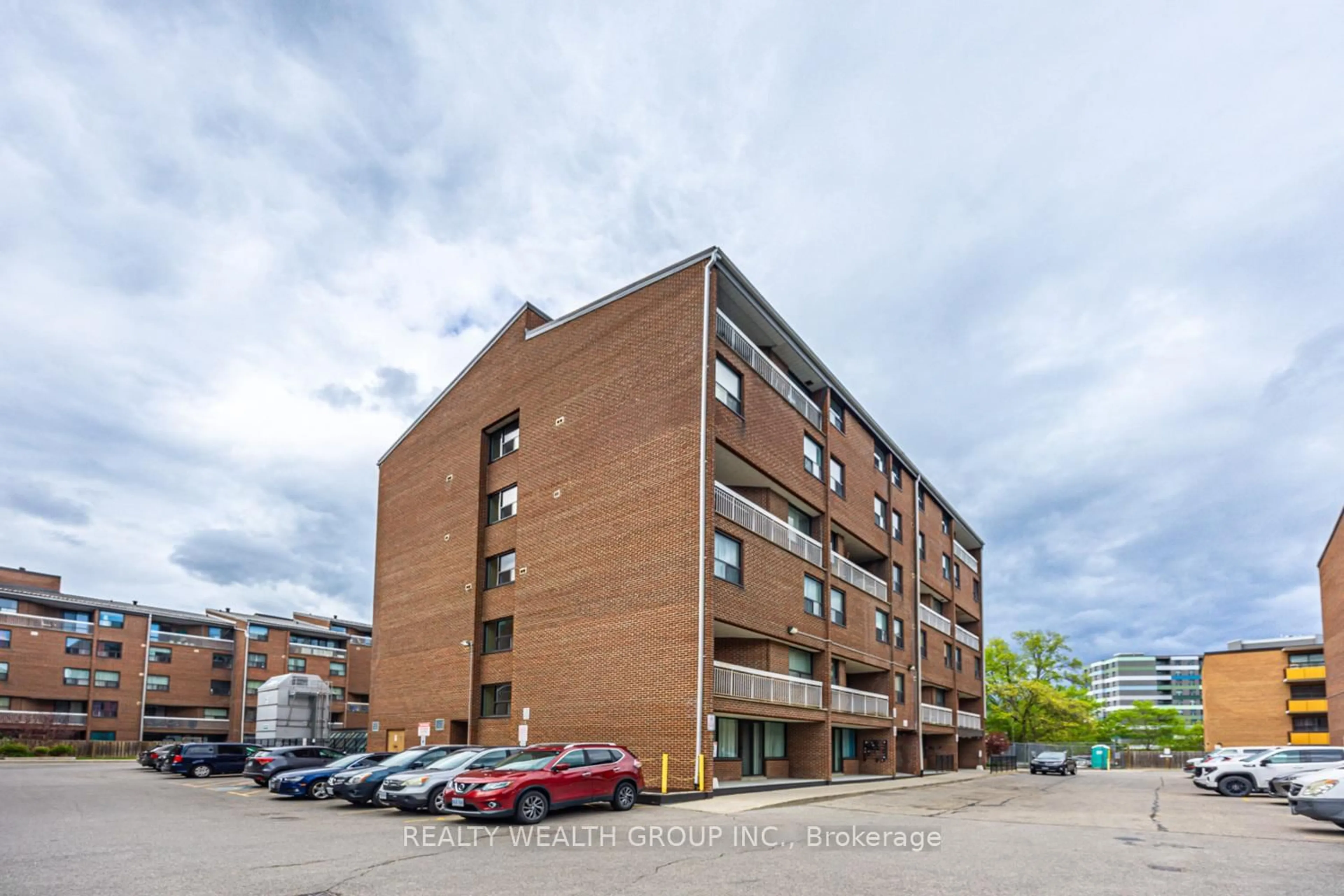 A pic from outside/outdoor area/front of a property/back of a property/a pic from drone, building for 4062 Lawrence Ave #306, Toronto Ontario M1E 4V5