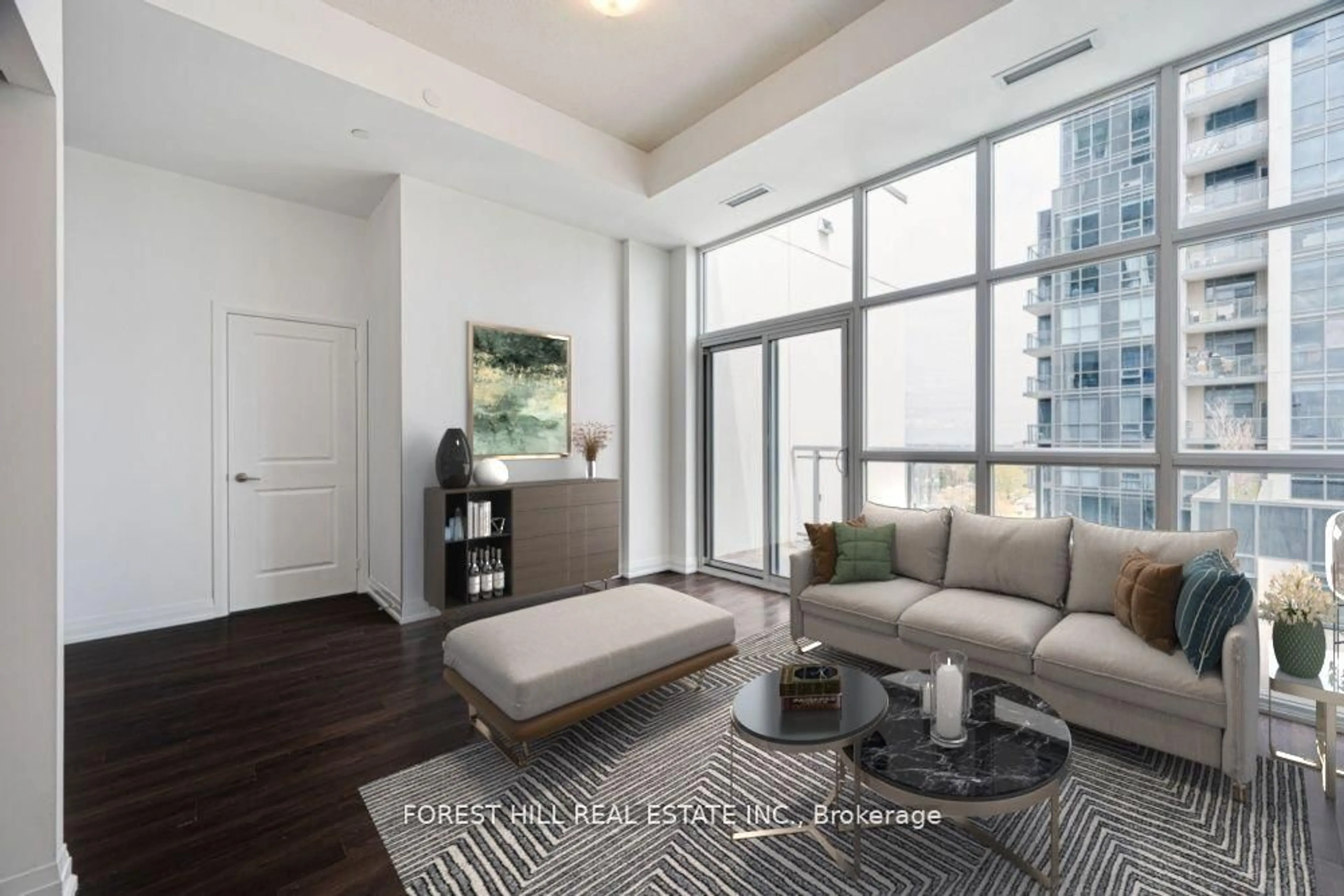 Living room with furniture, unknown for 20 Meadowglen Pl #826, Toronto Ontario M1H 2Y5