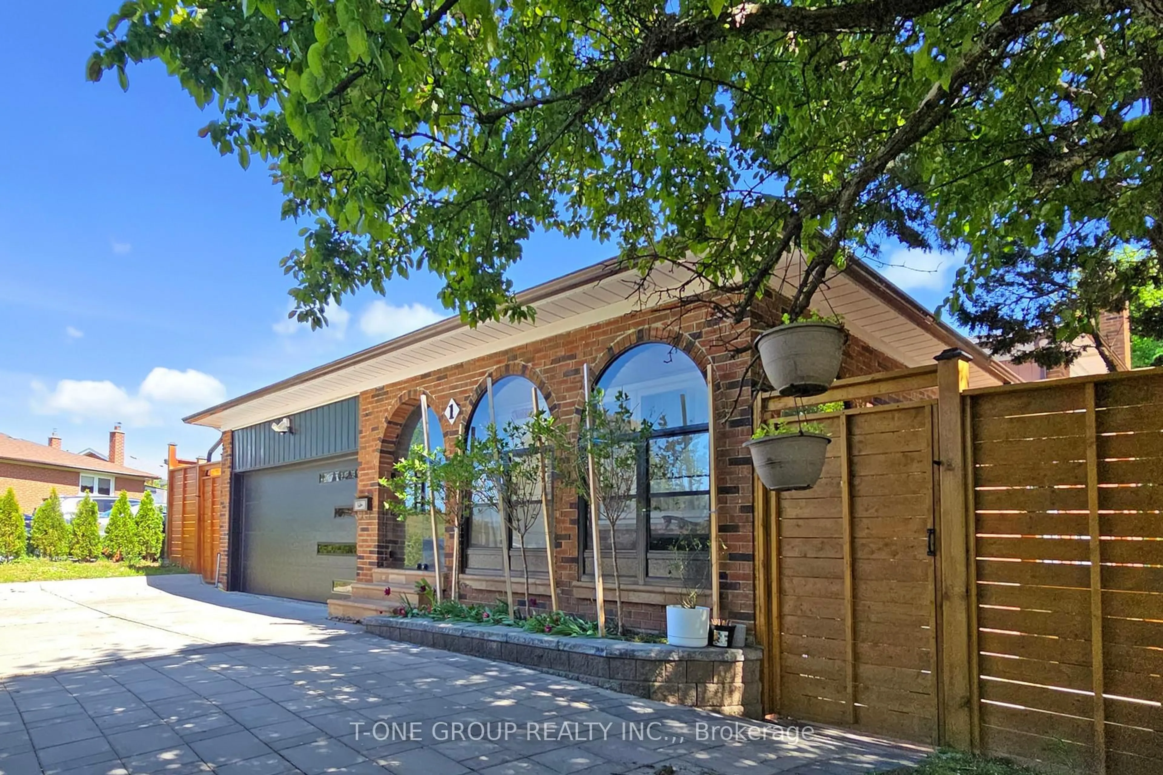 Home with brick exterior material, street for 1 Ferncrest Gate, Toronto Ontario M1W 1C1