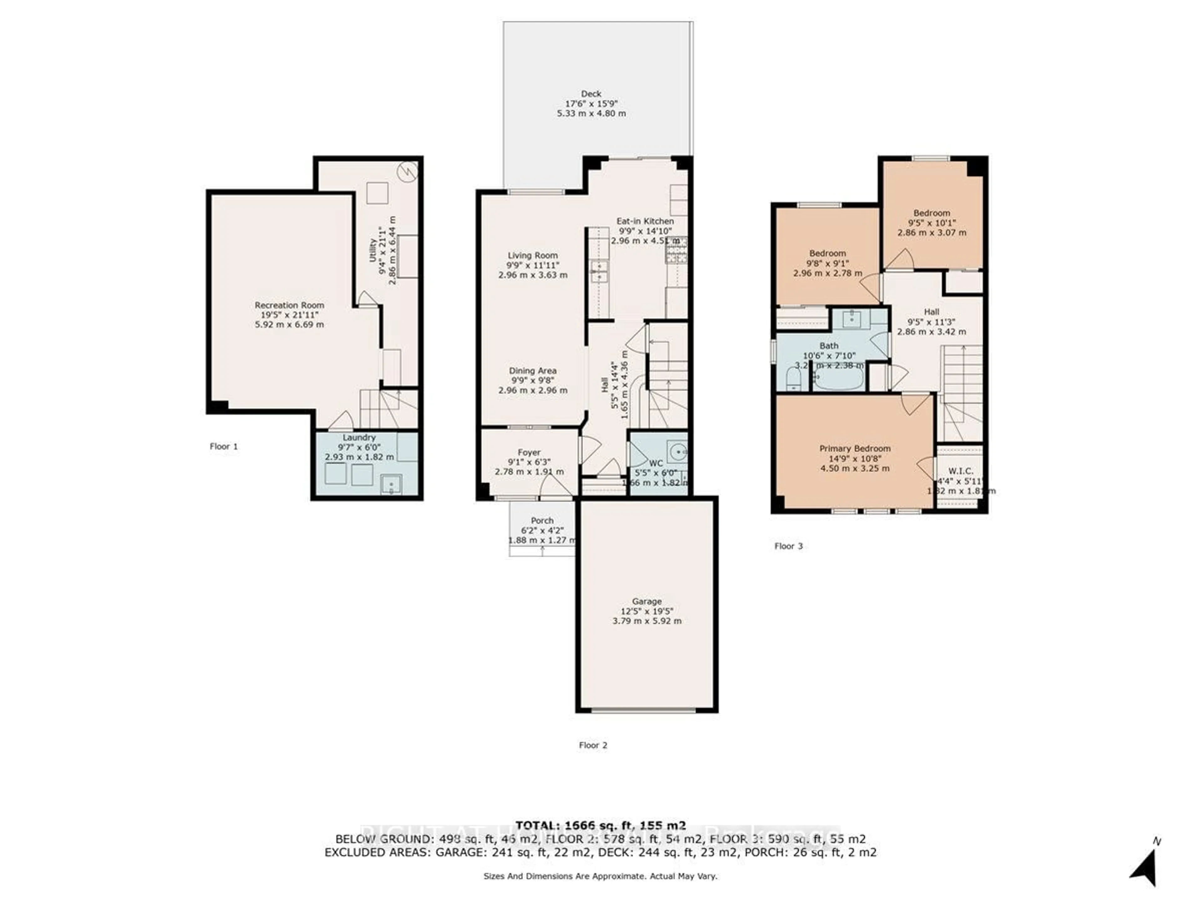 Floor plan for 34 Vail Meadows Cres, Clarington Ontario L1C 4T2